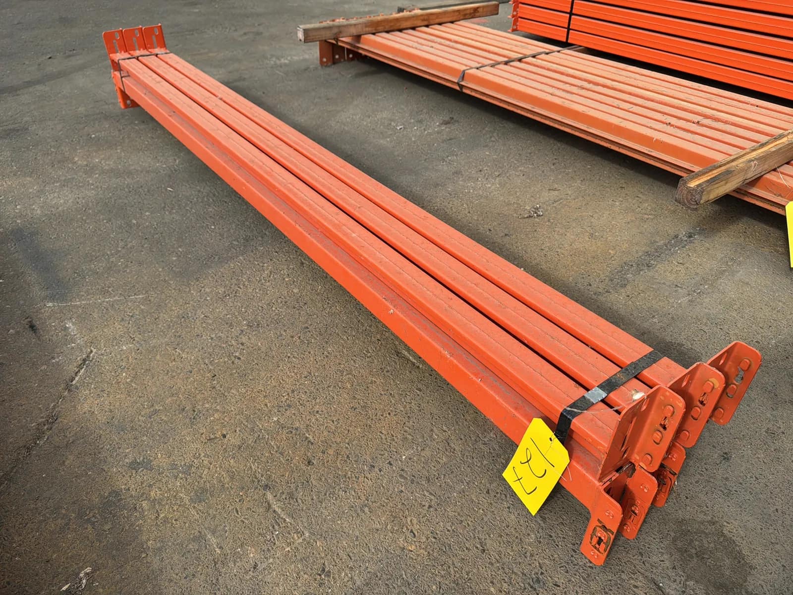 (6) 96” Pallet Racking Crossmembers, photo 2 of 5