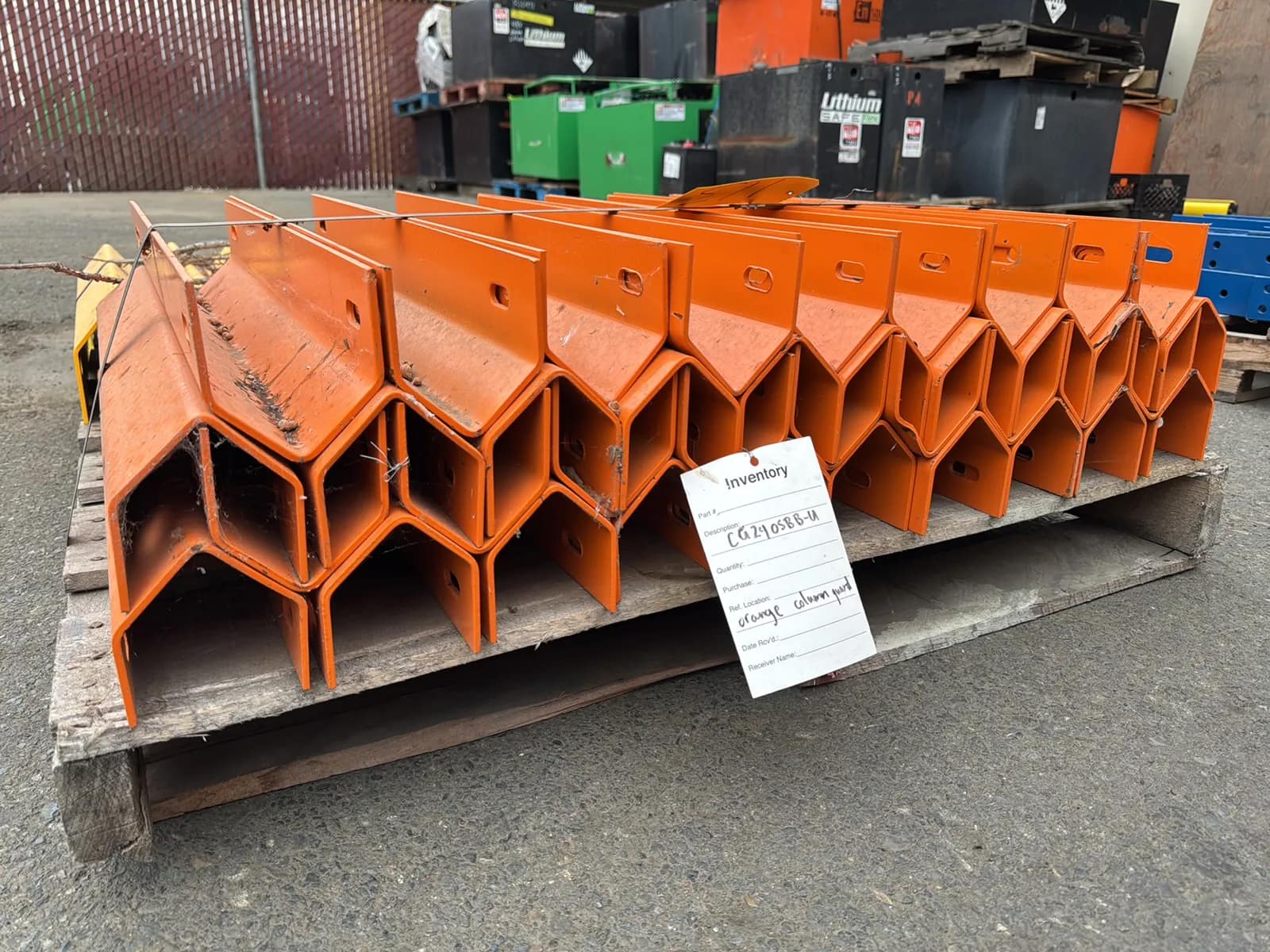 Pallet of 24” Column Guards, Side Bolt, photo 4 of 5