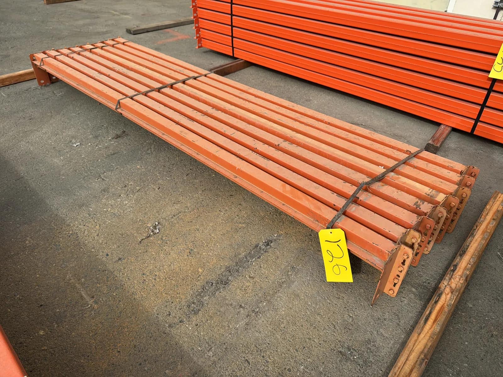 (8) 96” Pallet Racking Crossmembers, photo 2 of 5