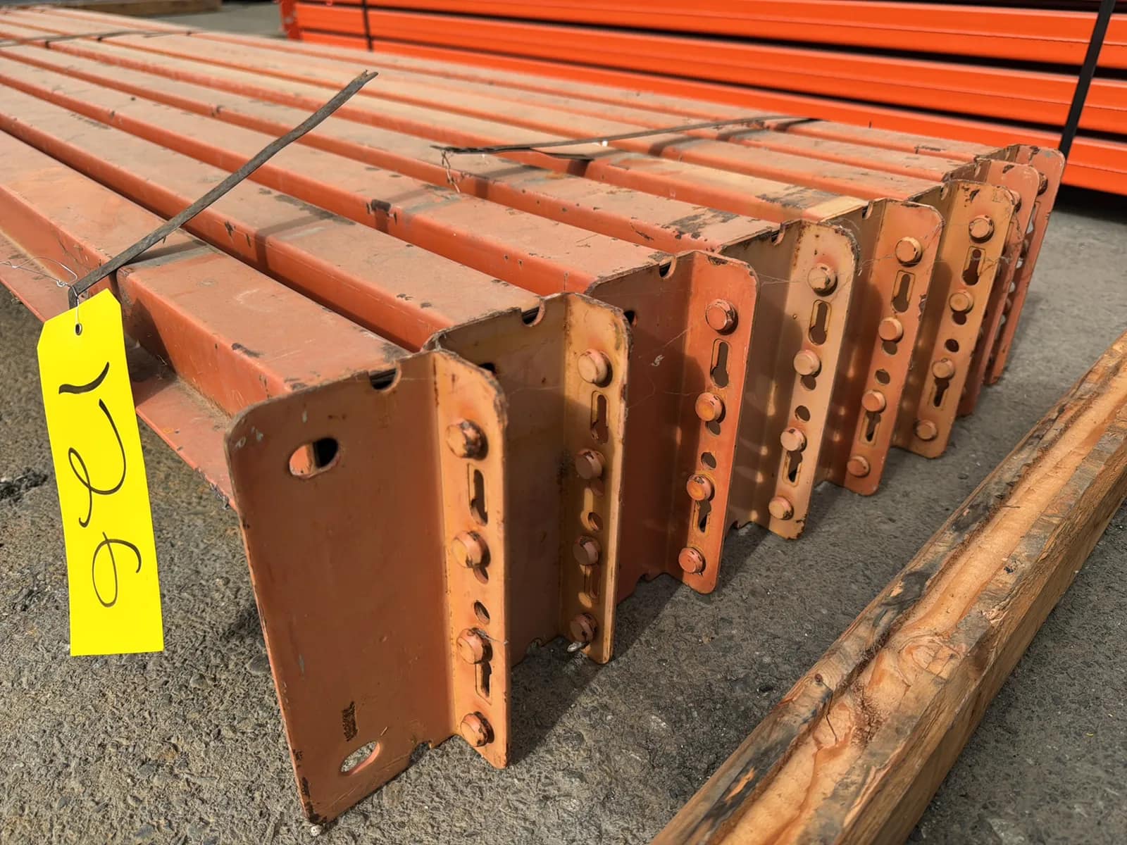 (8) 96” Pallet Racking Crossmembers, photo 3 of 5