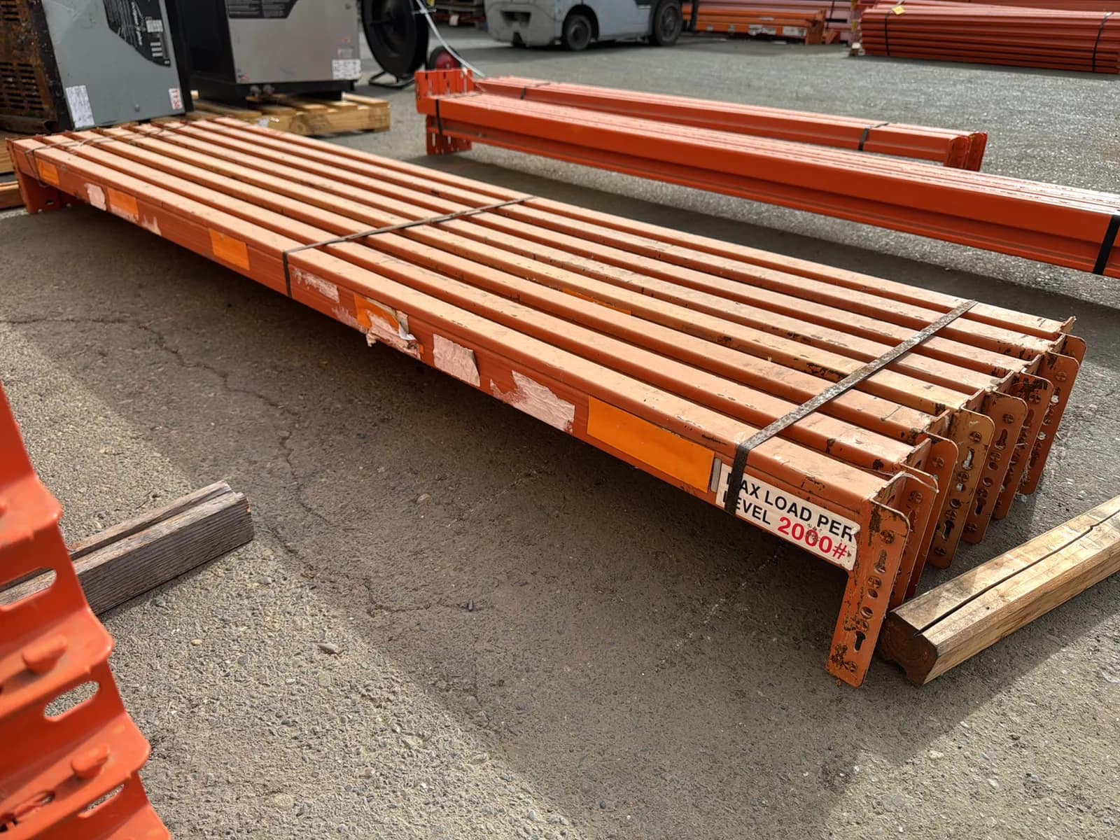 (8) 96” Pallet Racking Crossmembers, photo 4 of 5