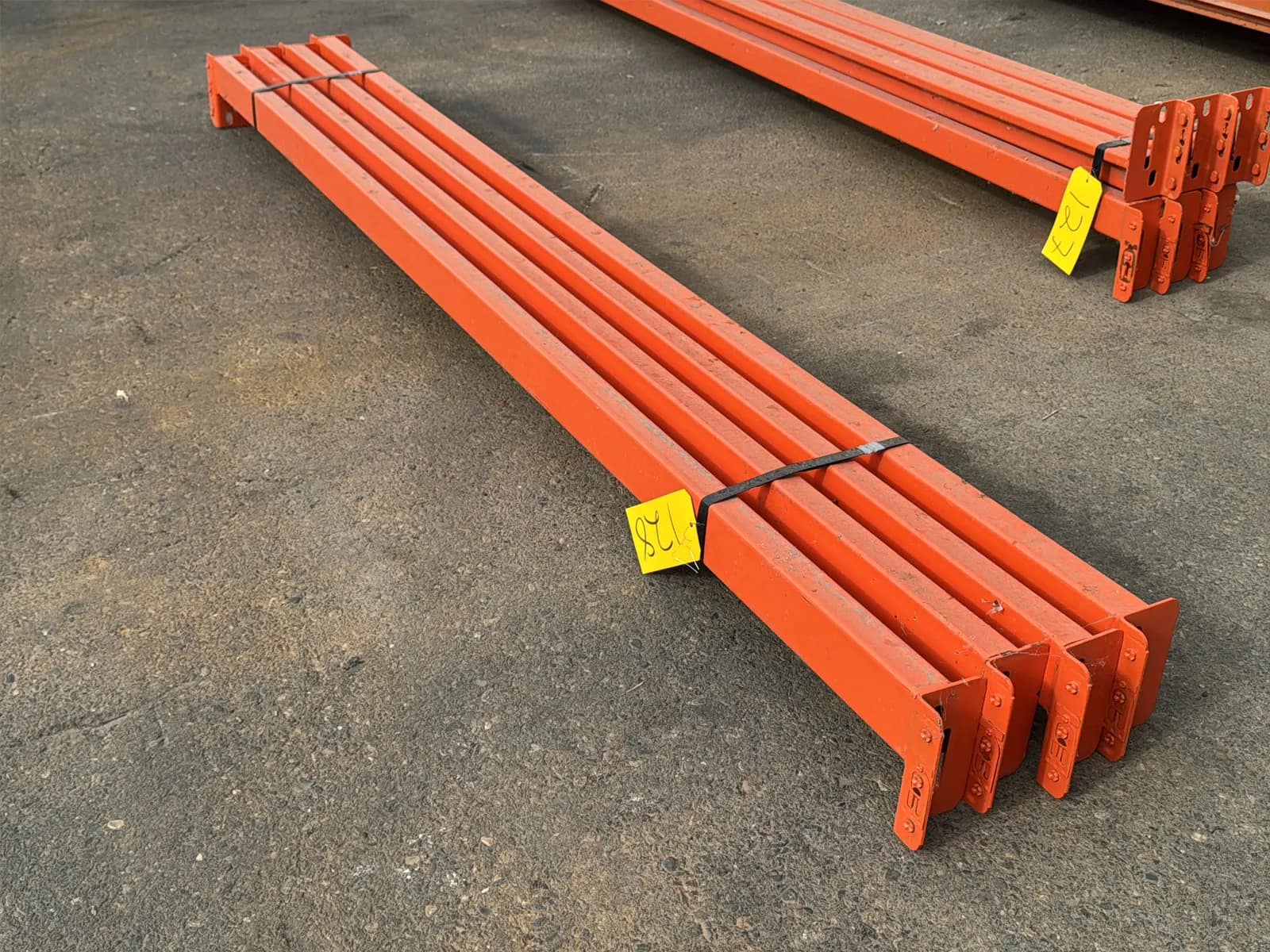 (4) 96” Pallet Racking Crossmembers, photo 2 of 5