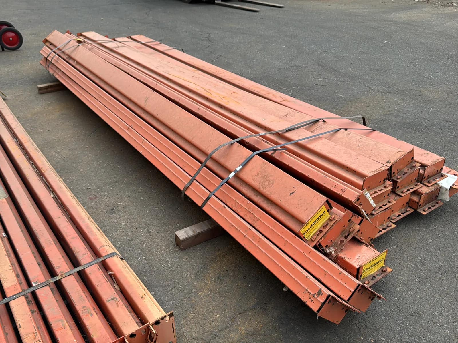 (16) 136” Pallet Racking Crossmembers, photo 5 of 5