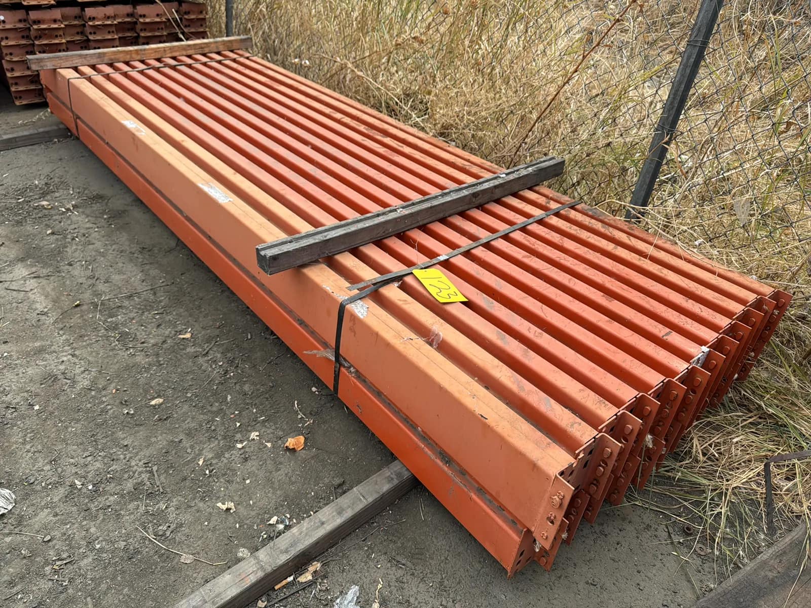 (24) 132” Pallet Racking Crossmembers, photo 2 of 5