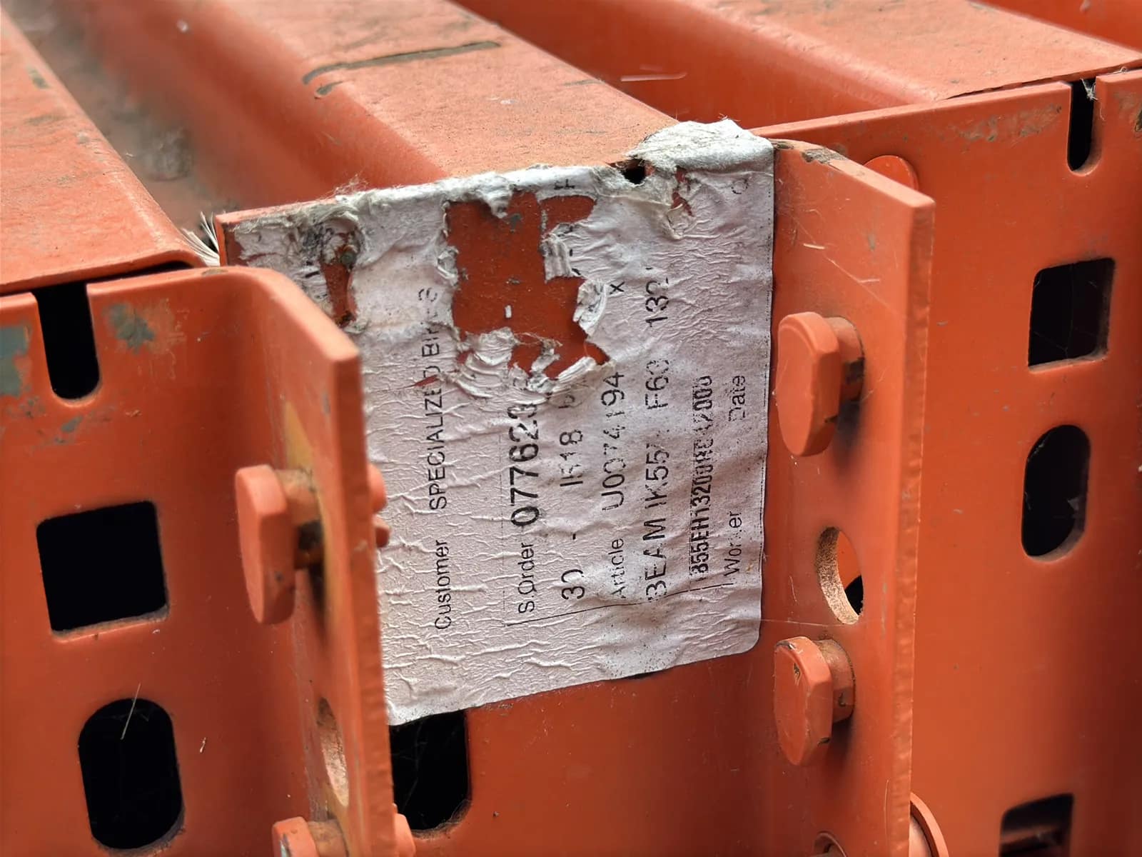 (24) 132” Pallet Racking Crossmembers, photo 5 of 5