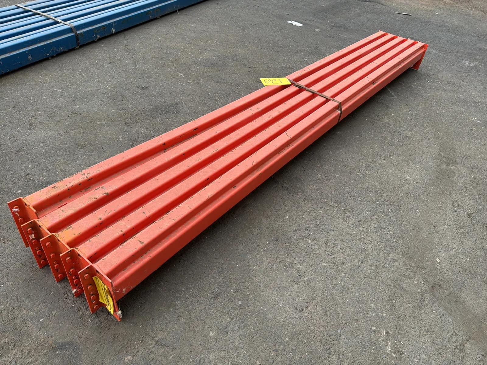 (5) 114” Pallet Racking Crossmembers, photo 2 of 5