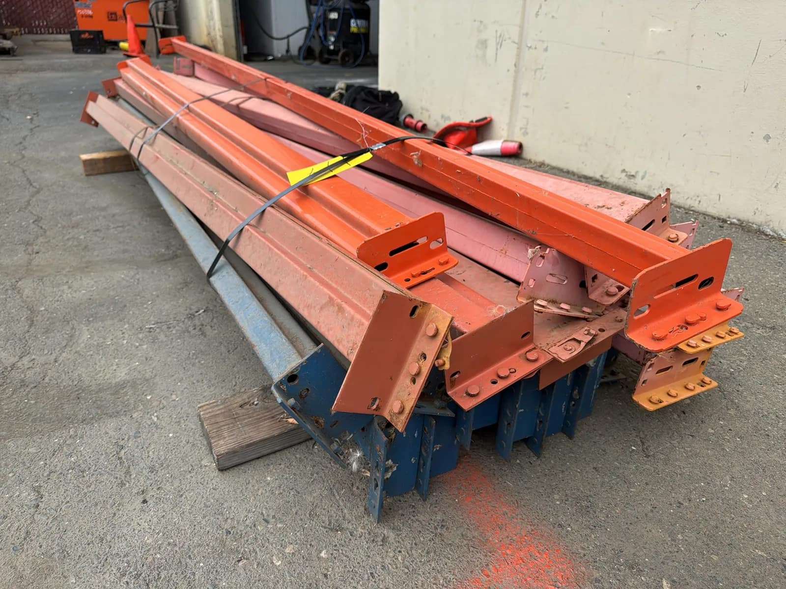(20) Assorted Pallet Racking Crossmembers, 96”, 108”, 132”, photo 5 of 5