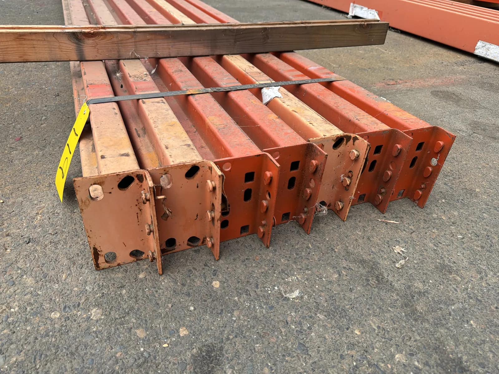 (7) 120” Pallet Racking Crossmembers, photo 5 of 5