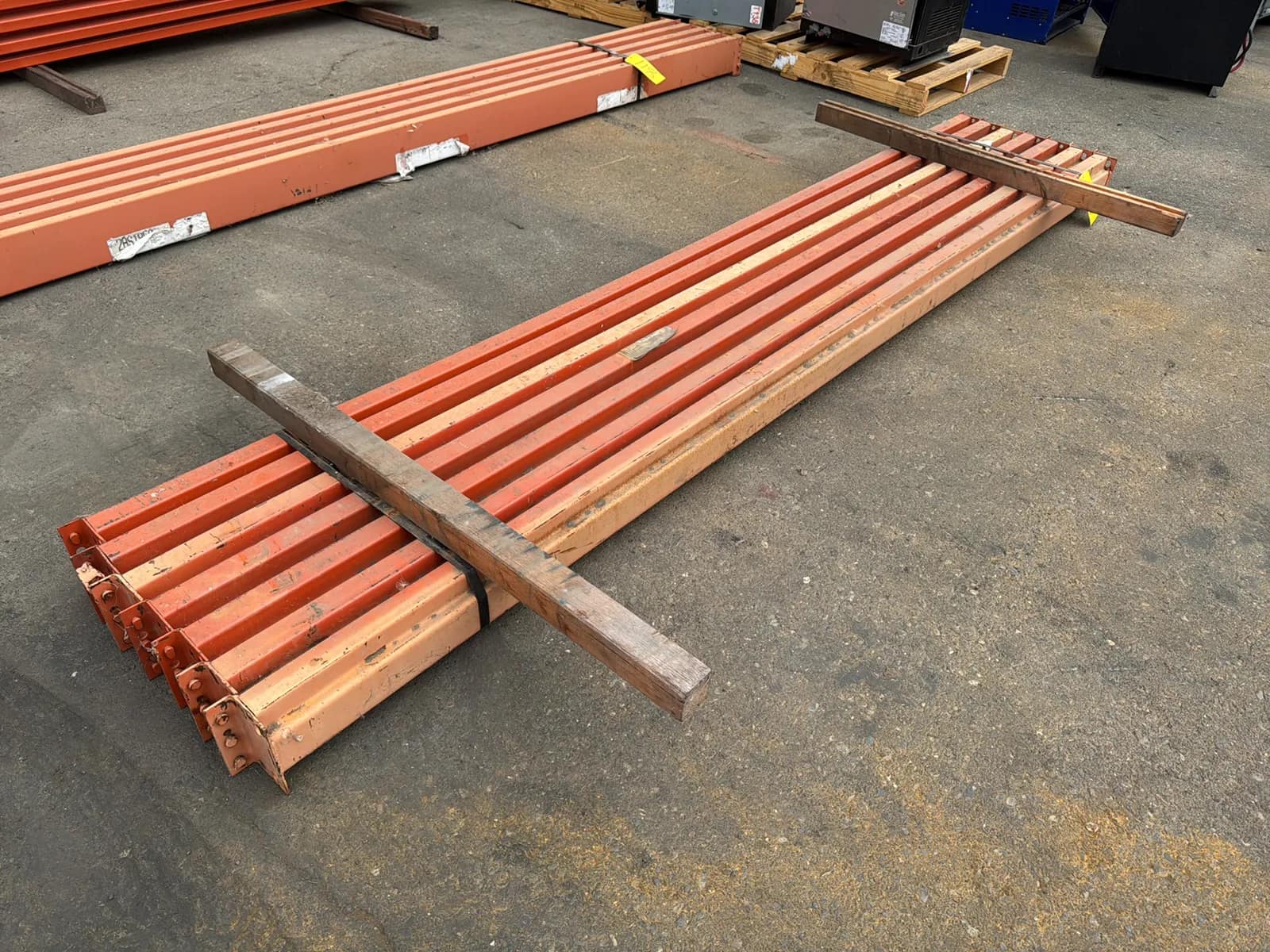 (7) 120” Pallet Racking Crossmembers, photo 3 of 5