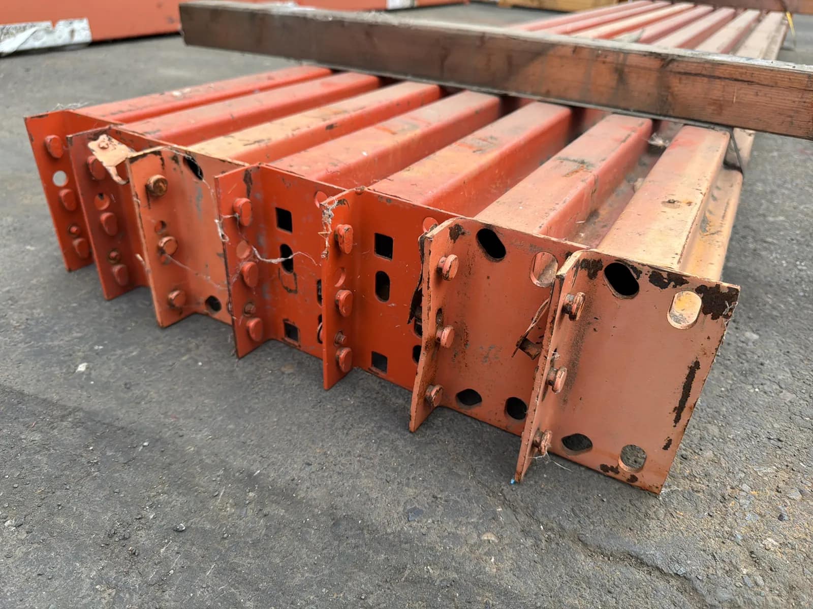 (7) 120” Pallet Racking Crossmembers, photo 4 of 5