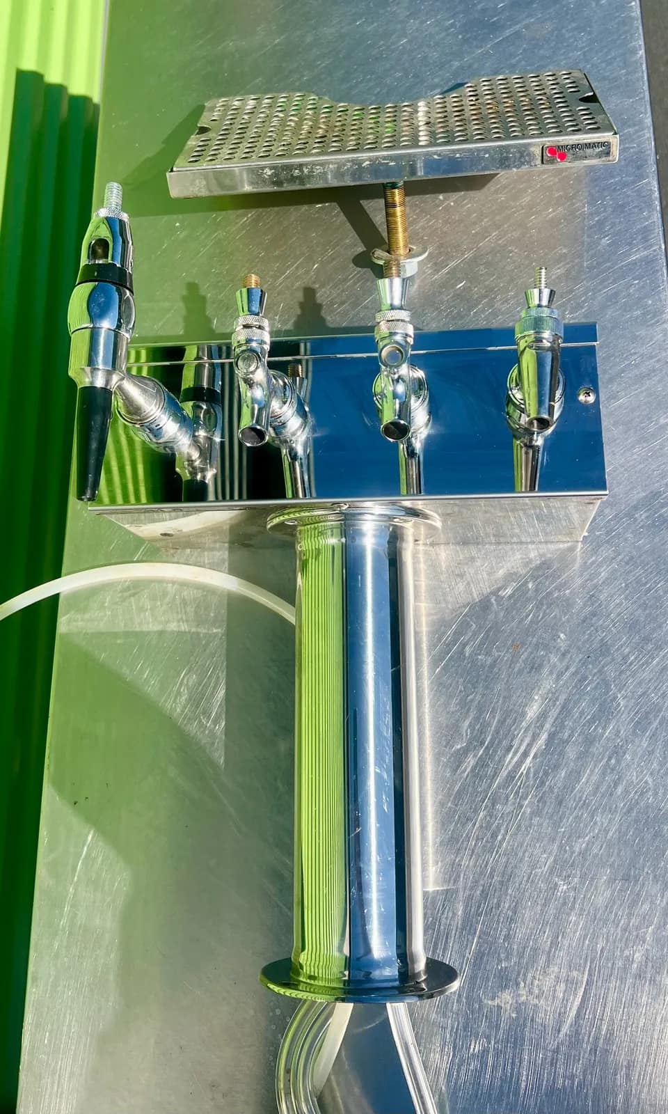 micro-matic-beer-tower-commercial-stainless-steel-beer-tap-system-with-drip-tray-mtxbk7wi