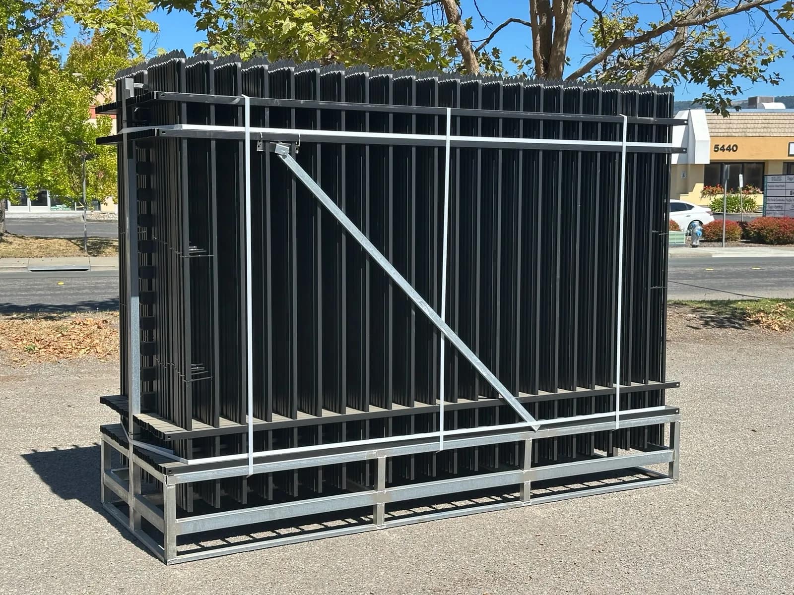30-2026-kj-10x7-wrought-iron-powder-coated-fence-panels-with-posts-300-linear-feet-total-unused-mu31wi1w