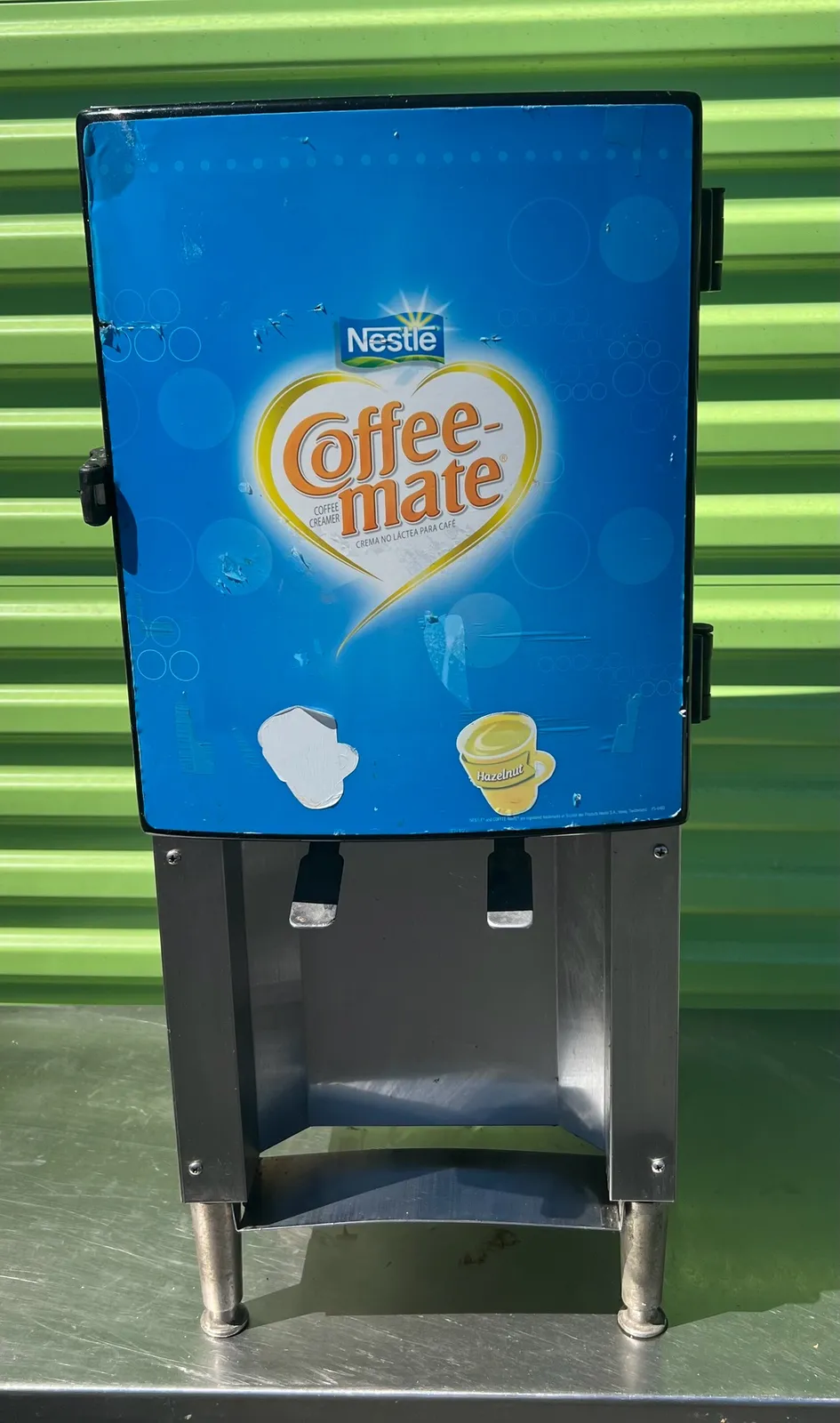 nestle-coffee-mate-dispenser-with-stainless-steel-base-5f7e1b
