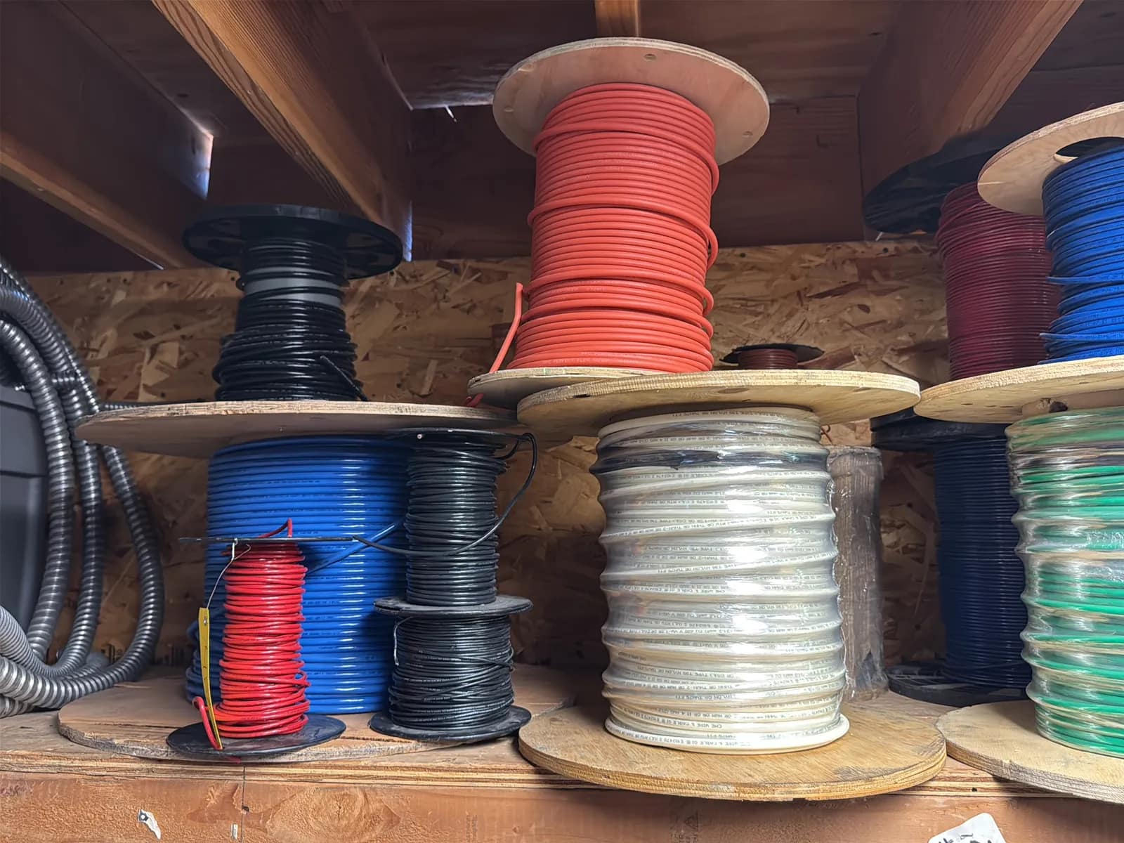 Contents Of (1) Top Shelf: Assorted Wire, photo 2 of 11