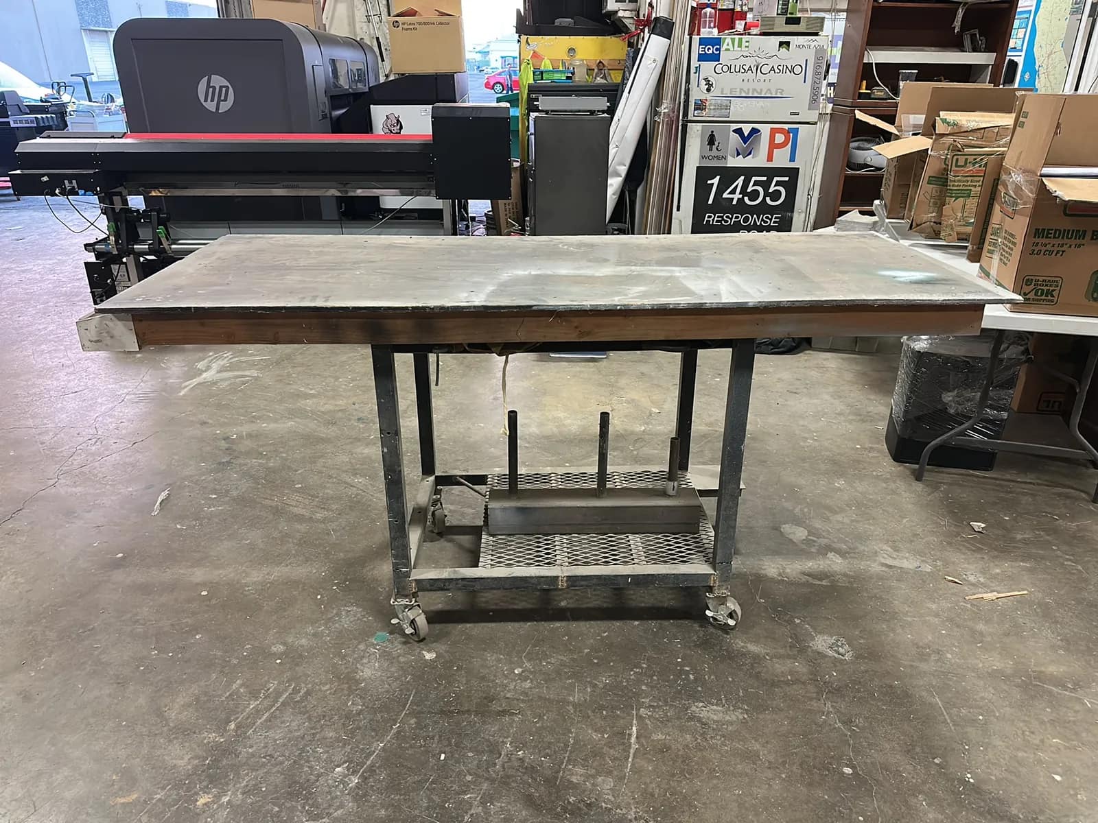 Rolling Work Table, photo 2 of 4