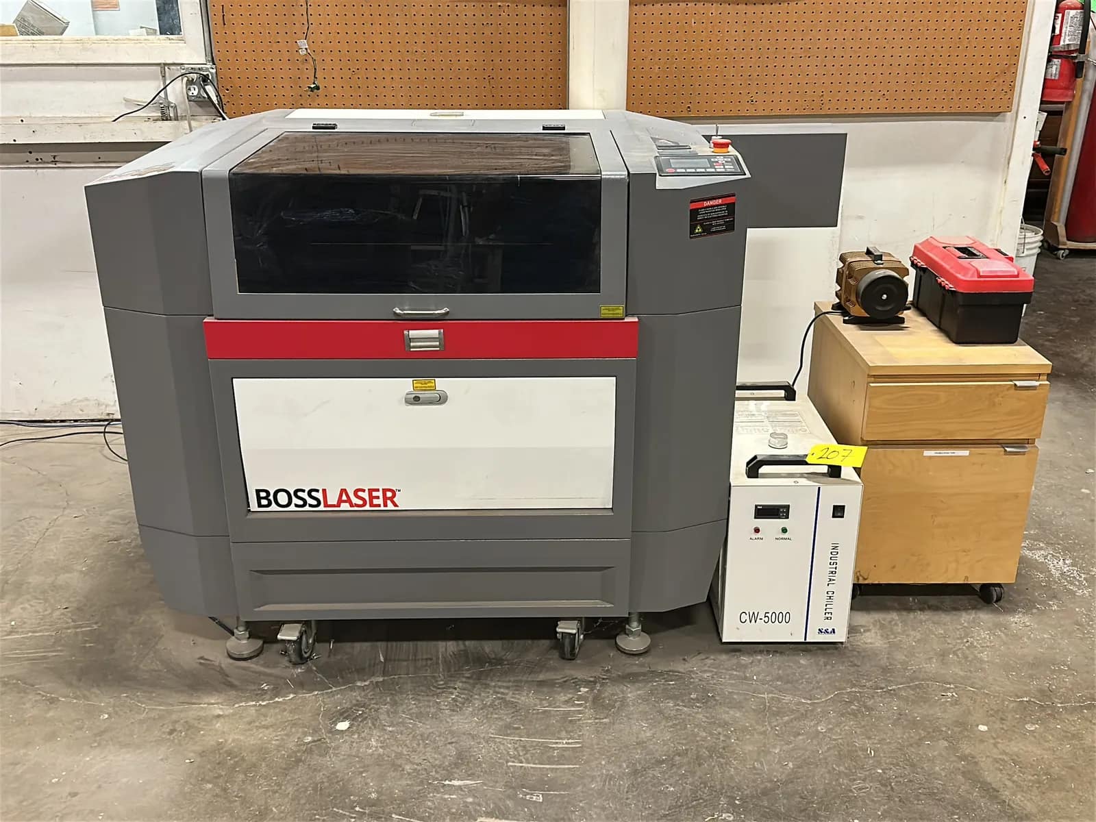 2020-boss-ls1630-co2-laser-engravingcutting-machine-with-cw-5000-industrial-chiller-and-wood-cabinet-mu39ur6d
