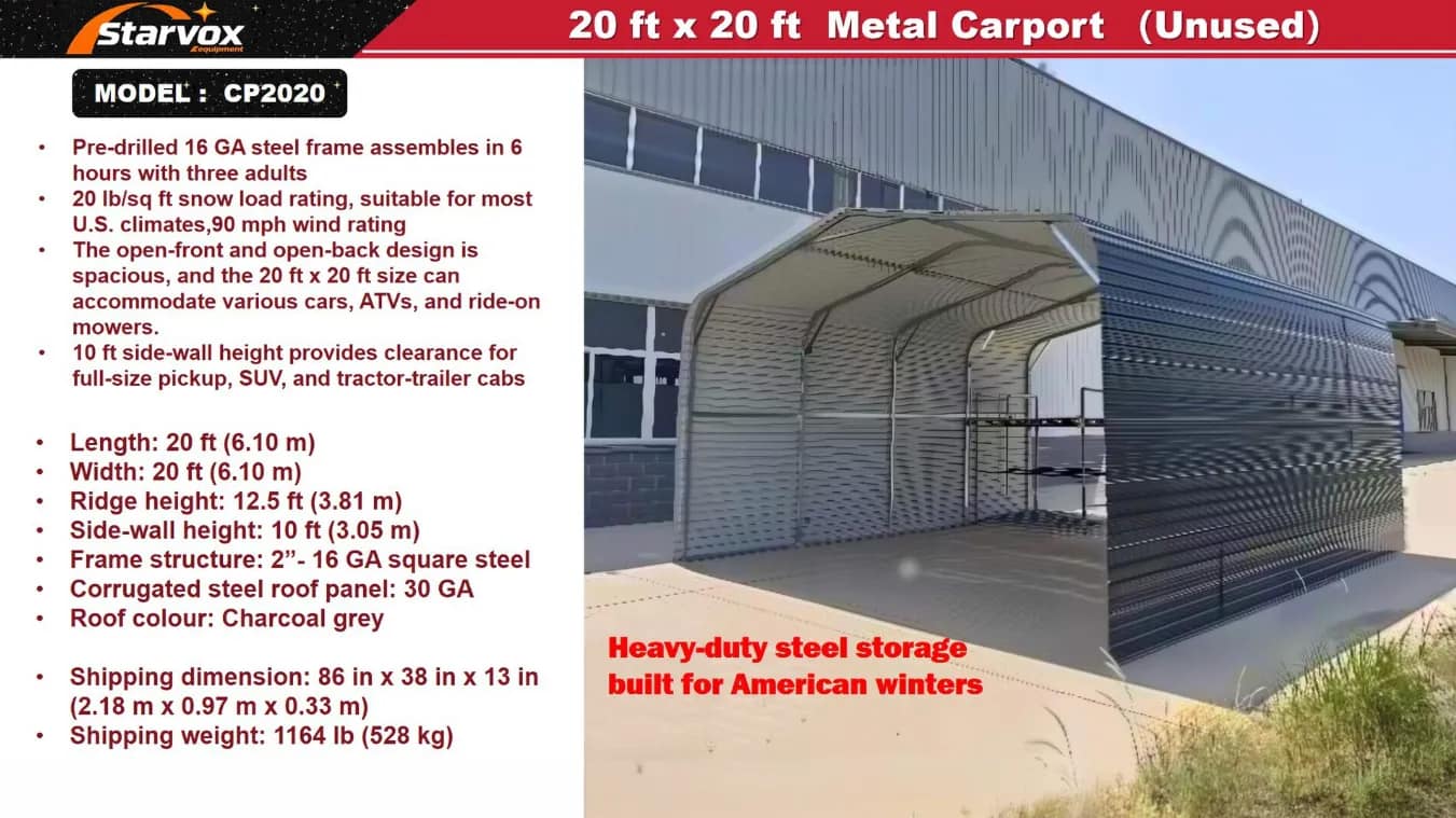 2026-starvox-cp2020-20x20-metal-garage-unused-mu68srv2