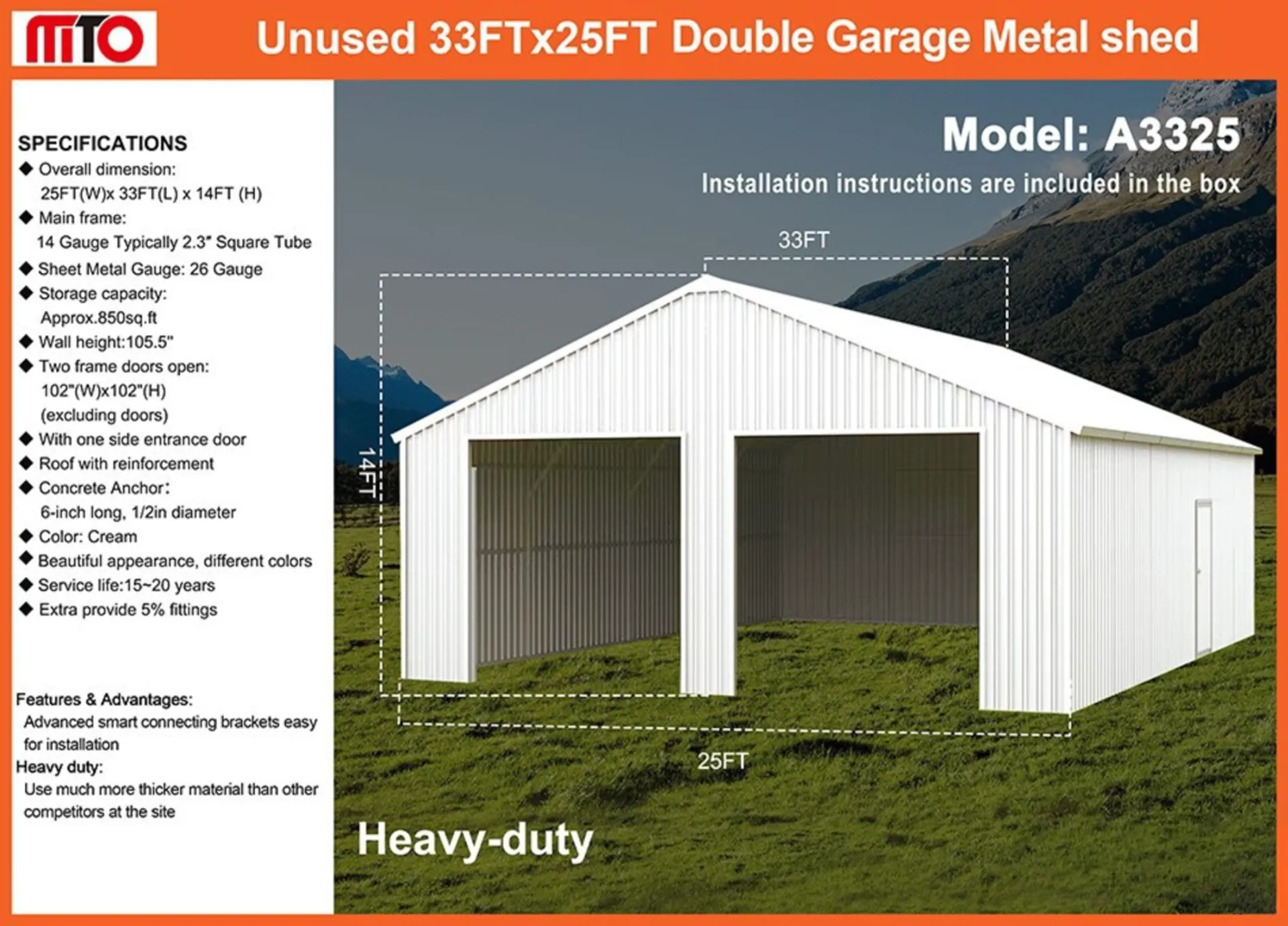 2026-mto-a3325-33x25-double-garage-metal-barn-shed-unused-mu8ihv76