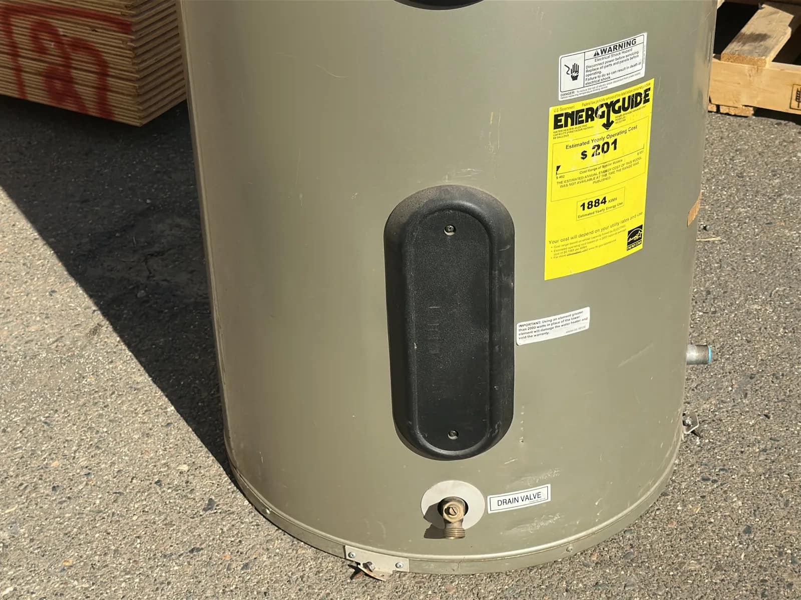Kenmore Elite 60 Gallon Water Heater, photo 4 of 10