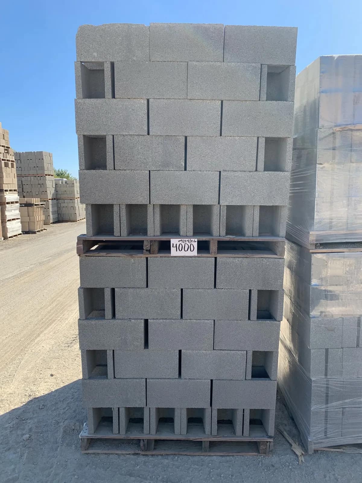 (2) Pallets 8x8x16 Open End Standard Gray, photo 2 of 3