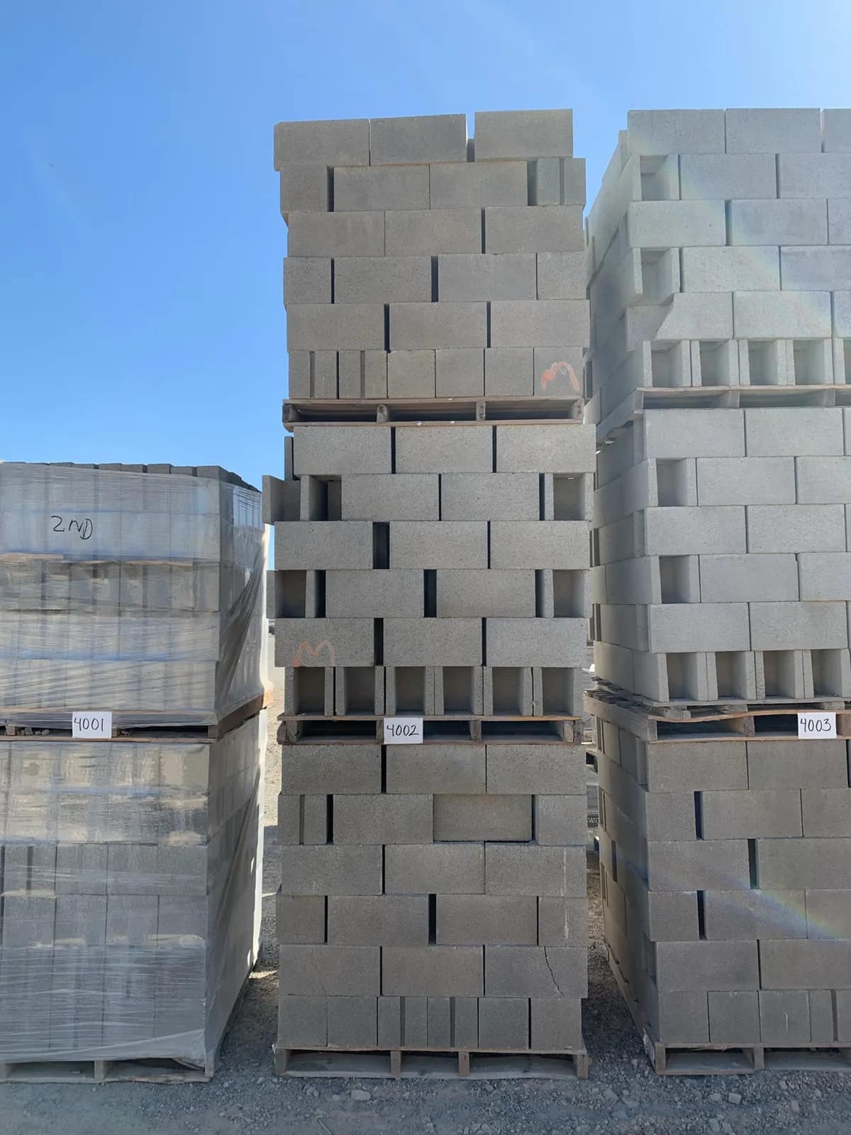 (3) Pallets 8x8x16 Open End Standard Gray, photo 2 of 3