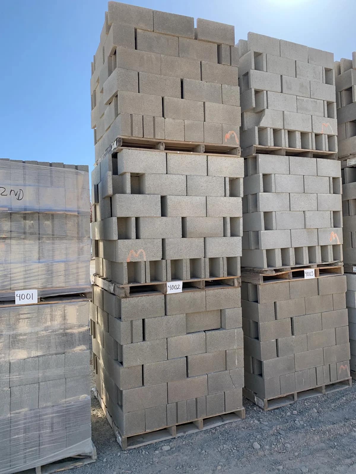 (3) Pallets 8x8x16 Open End Standard Gray, photo 3 of 3