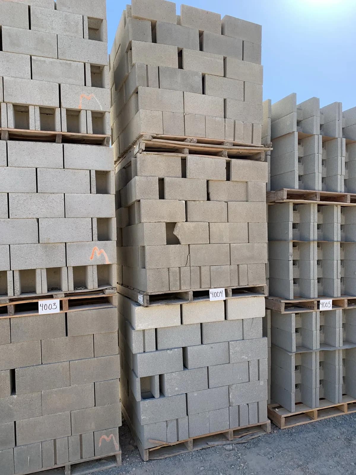 (3) Pallets 8x8x16 Open End Standard Gray, photo 2 of 3
