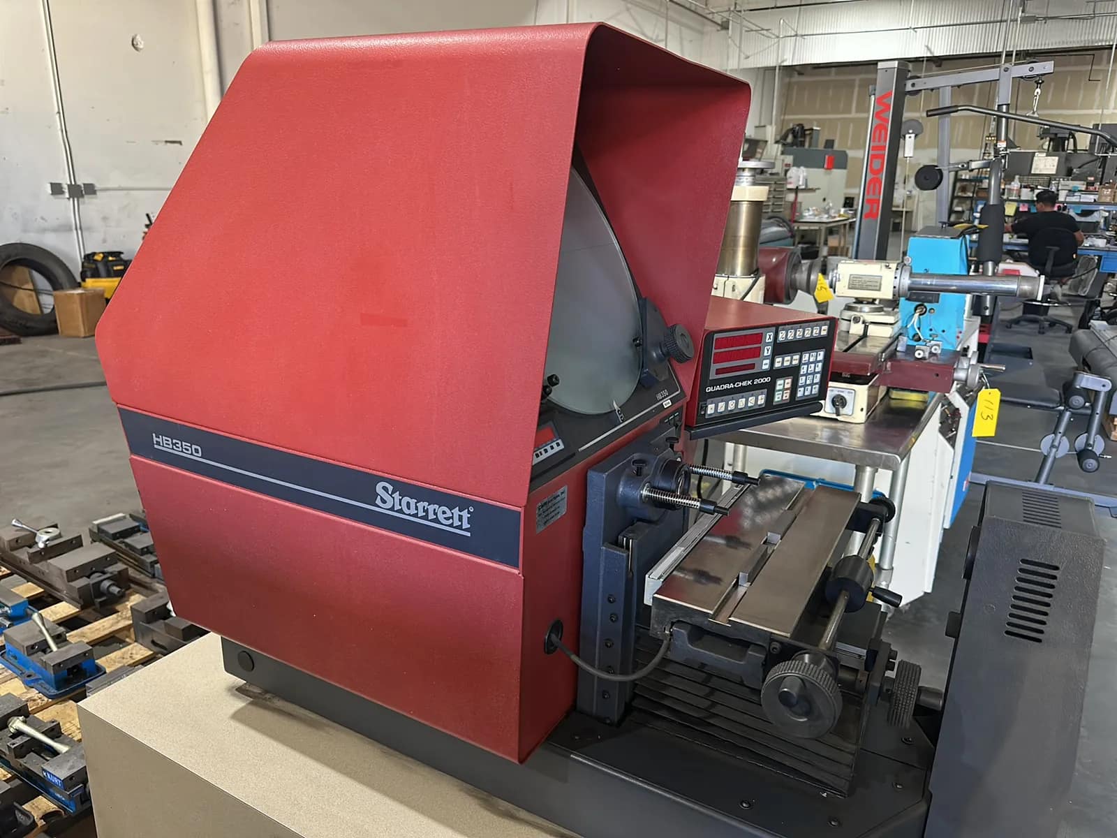 Starrett HB350 Optical Comparator, photo 10 of 13