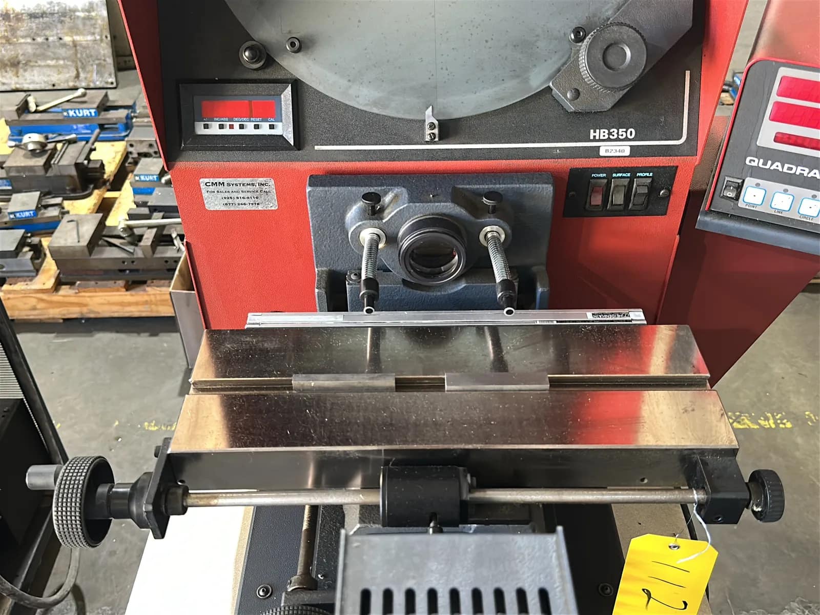 Starrett HB350 Optical Comparator, photo 8 of 13