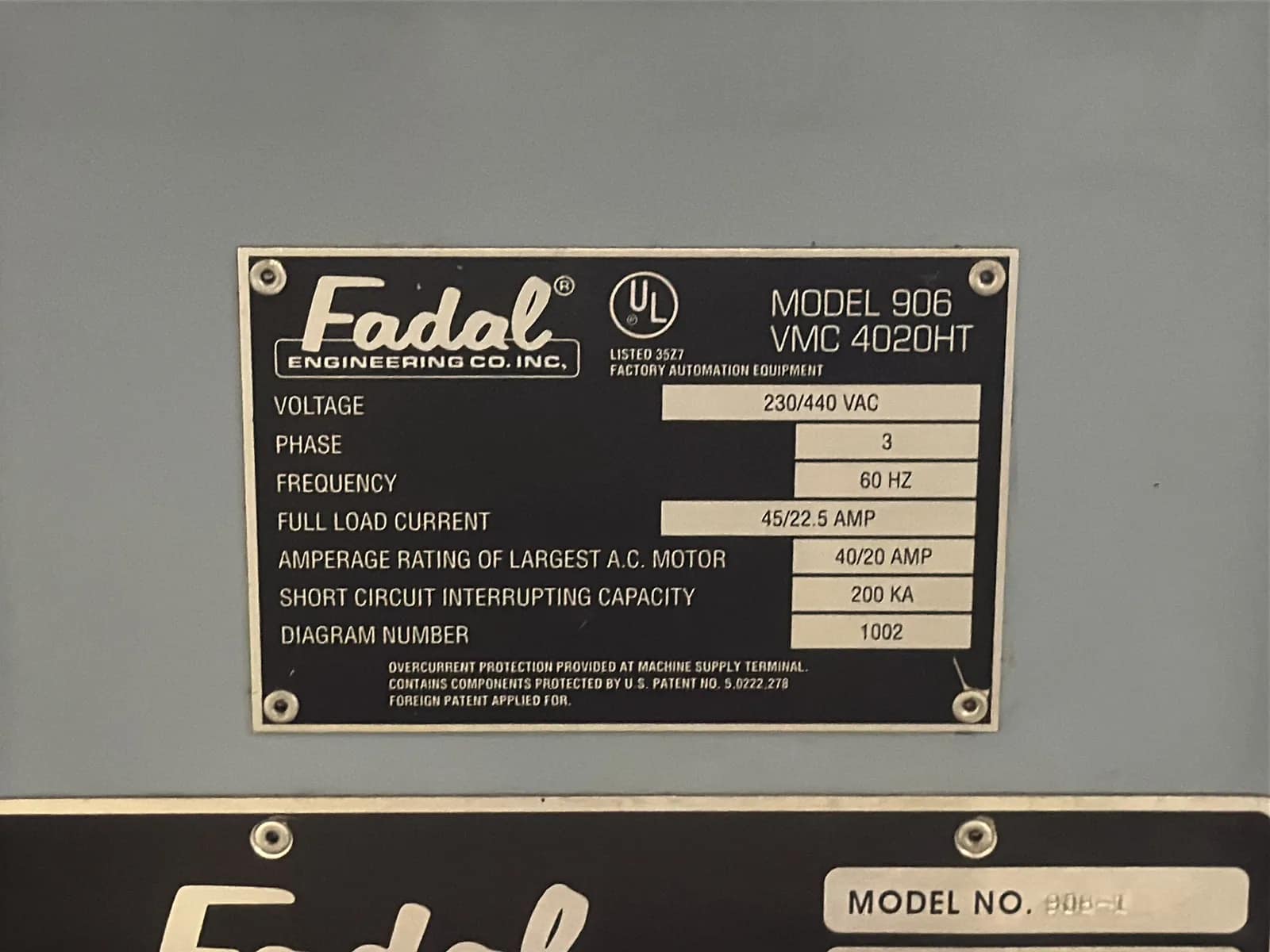 Fadal VMC4020 CNC Vertical Machining Center, photo 30 of 47