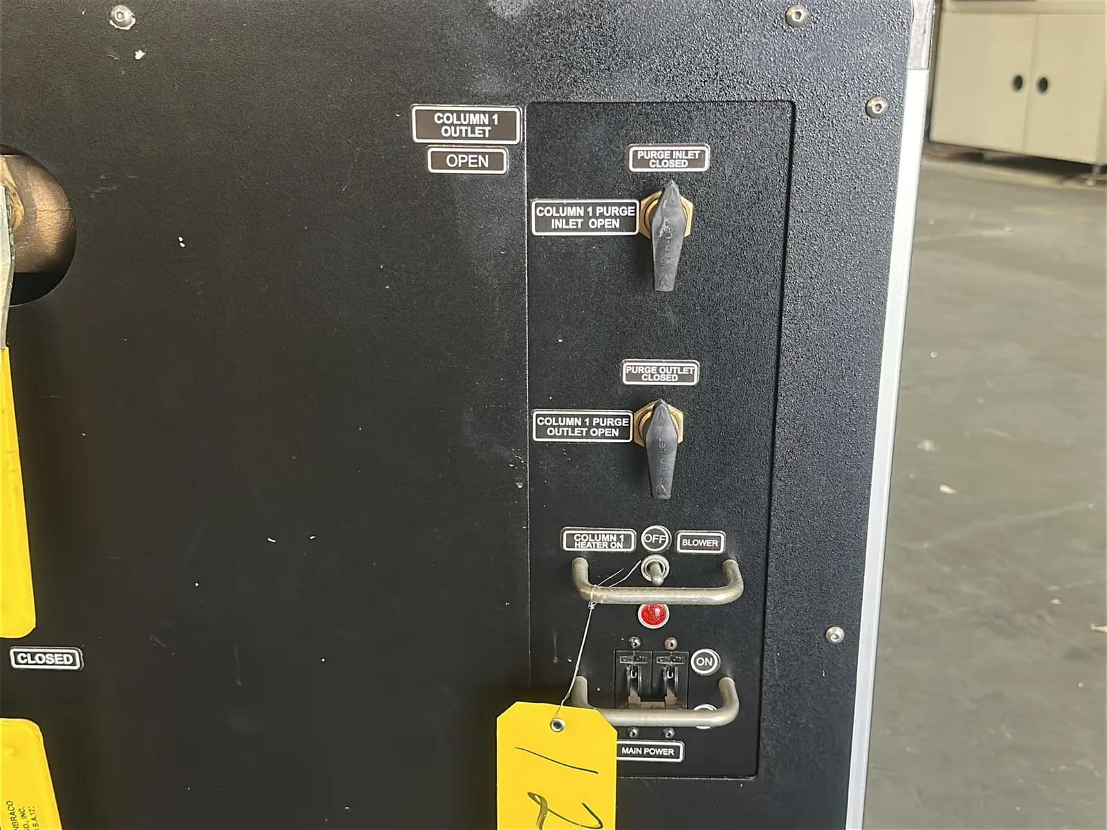 Miyachi Single Column Manual Gas Purification System, photo 8 of 8
