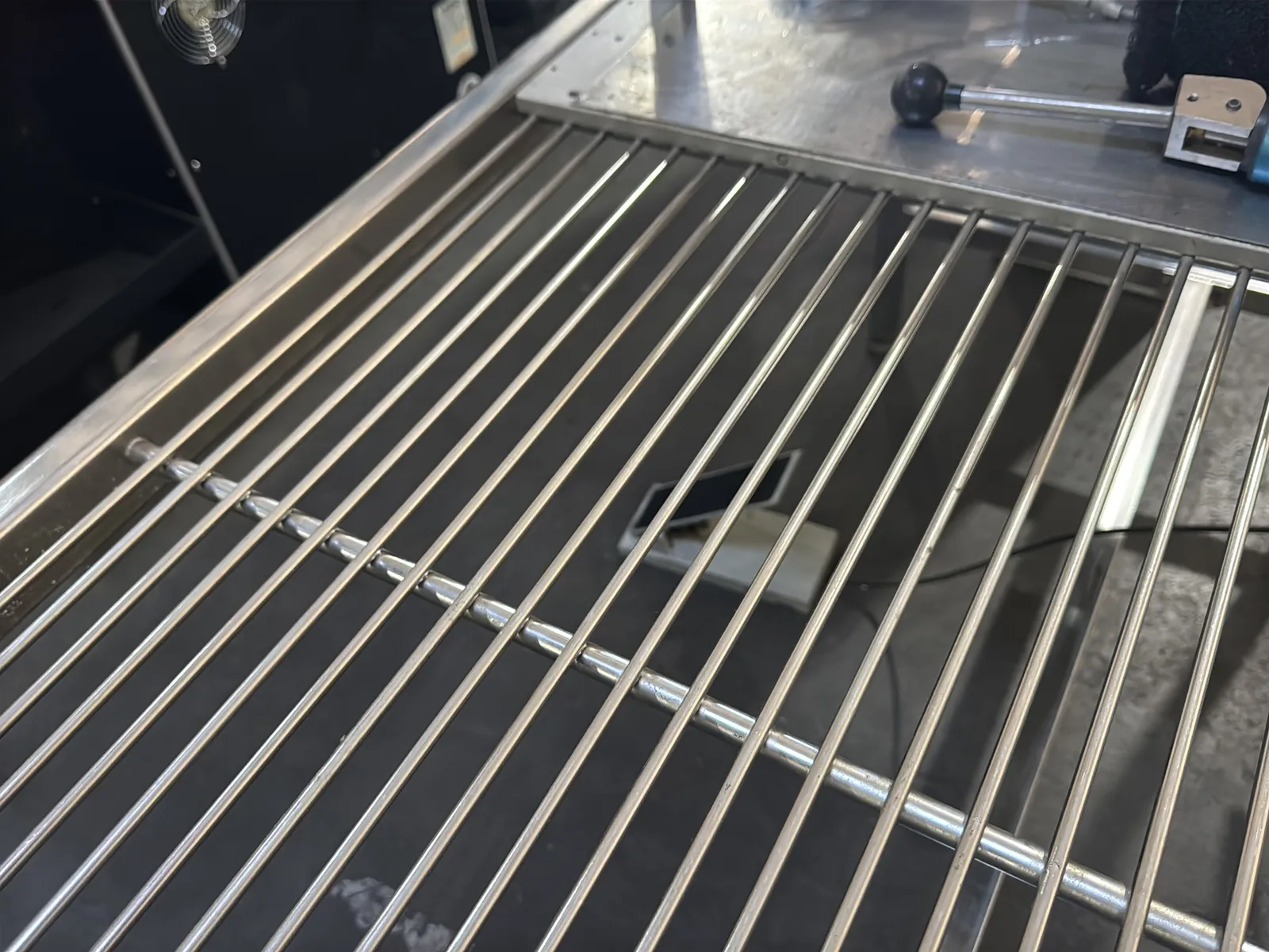 5’ Grated Metal Table (Contents Not Included), photo 6 of 7