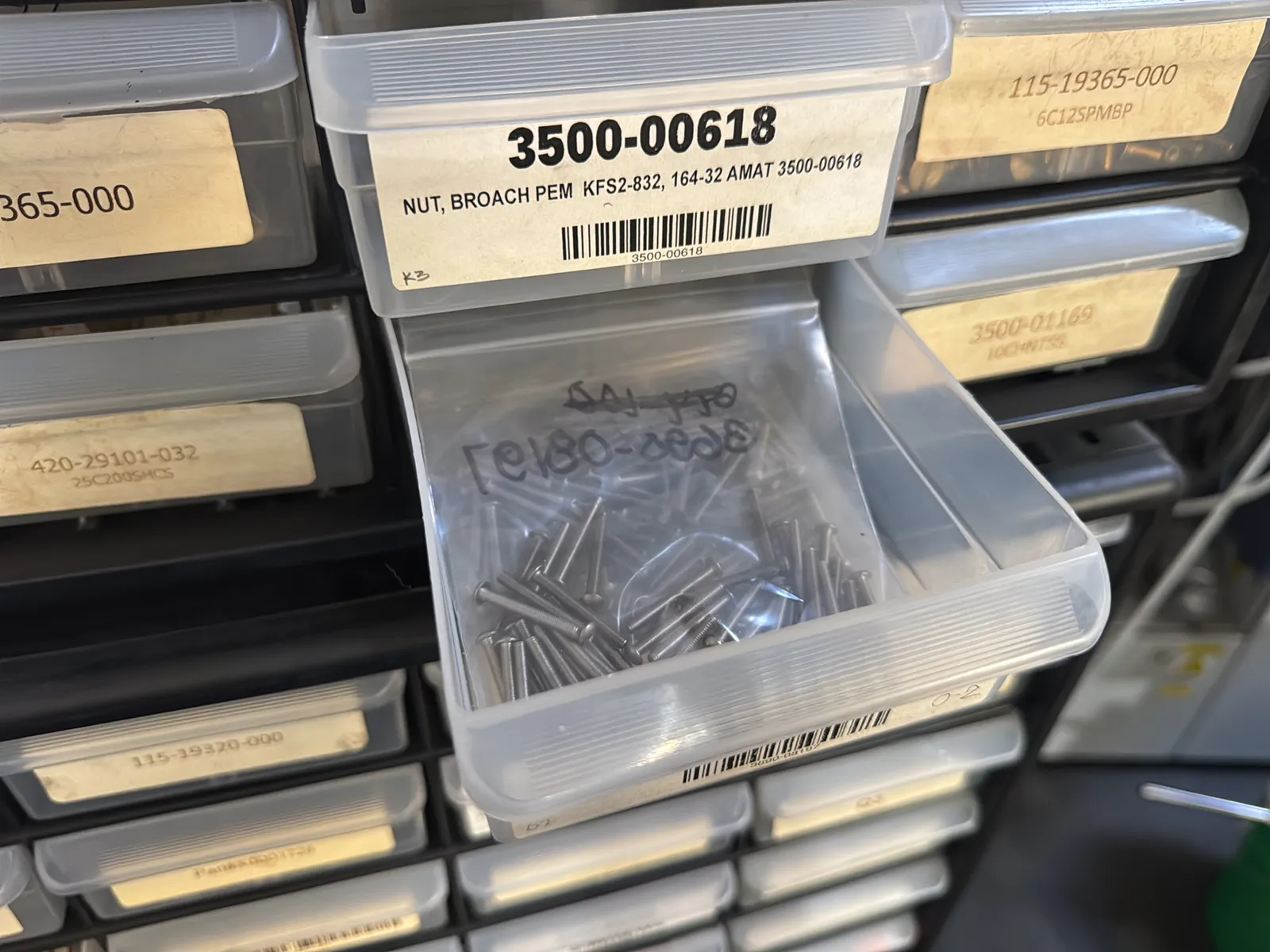 (16) Assorted Hardware Organizers with Contents (Cart Not Included), photo 11 of 20