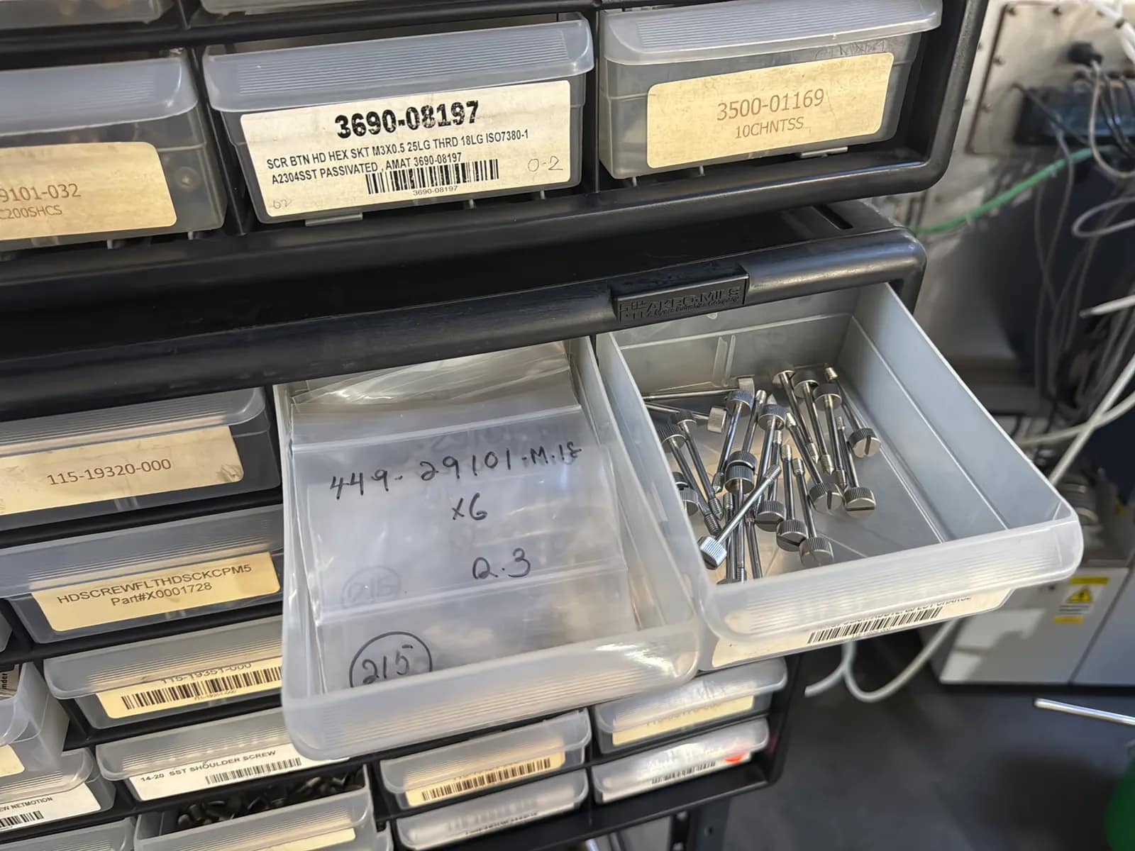 (16) Assorted Hardware Organizers with Contents (Cart Not Included), photo 8 of 20