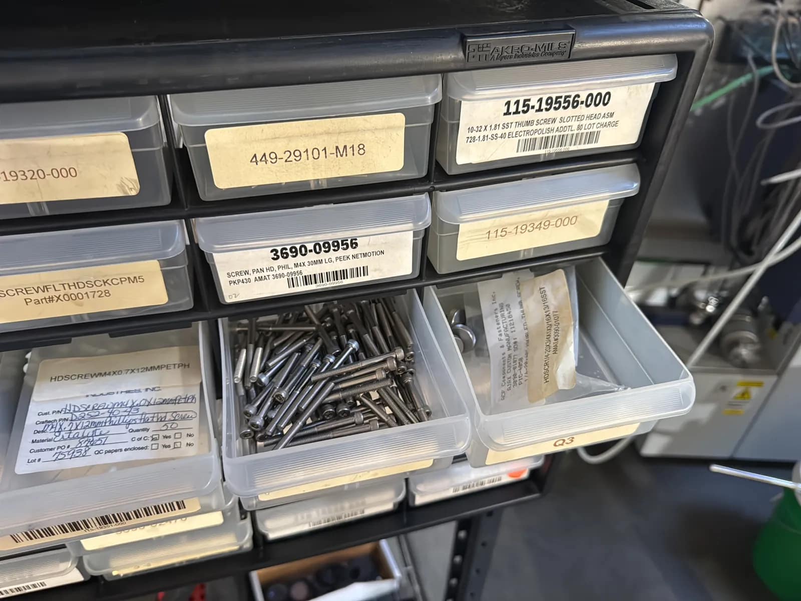 (16) Assorted Hardware Organizers with Contents (Cart Not Included), photo 7 of 20