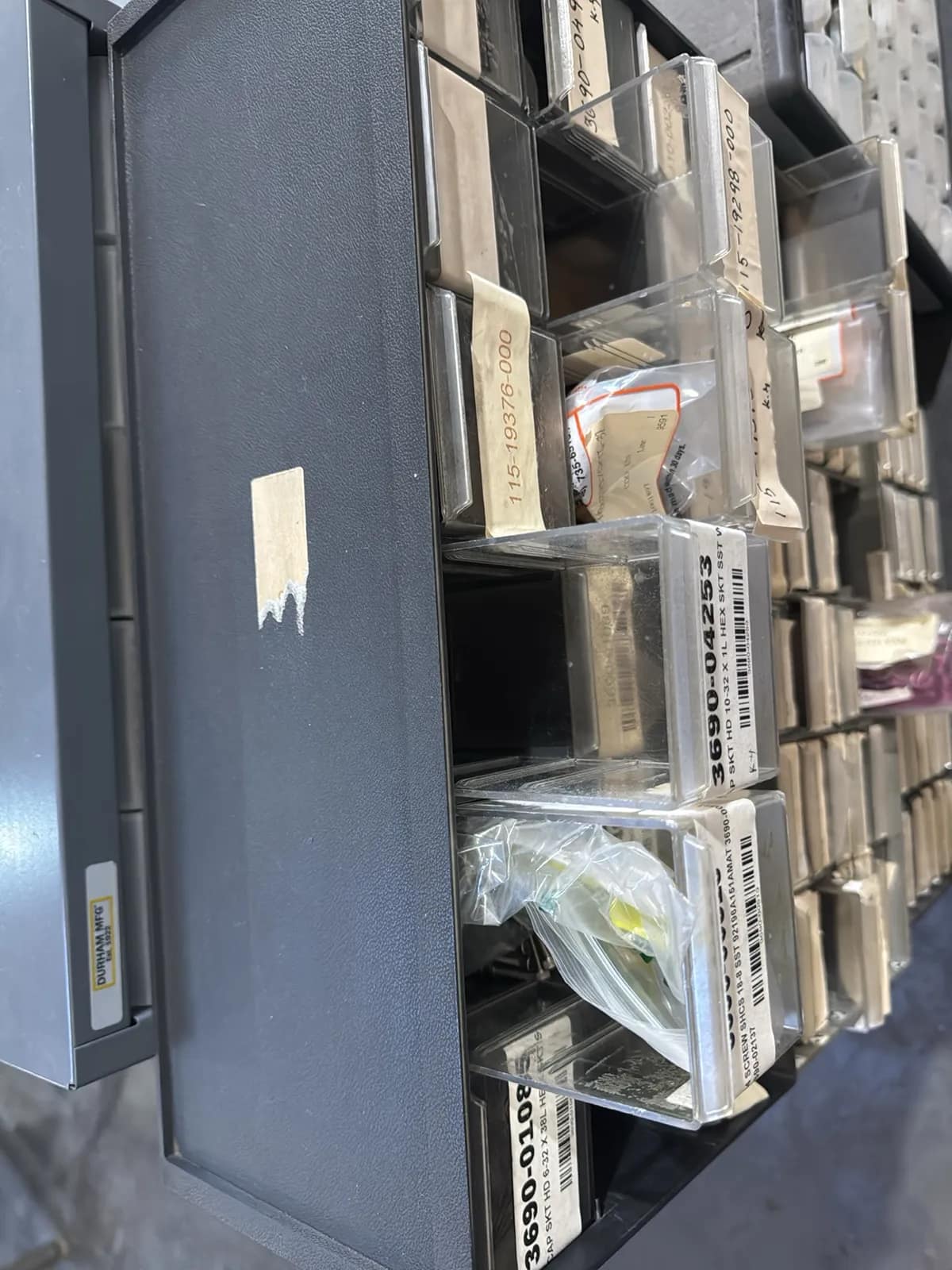 (16) Assorted Hardware Organizers with Contents (Cart Not Included), photo 13 of 20