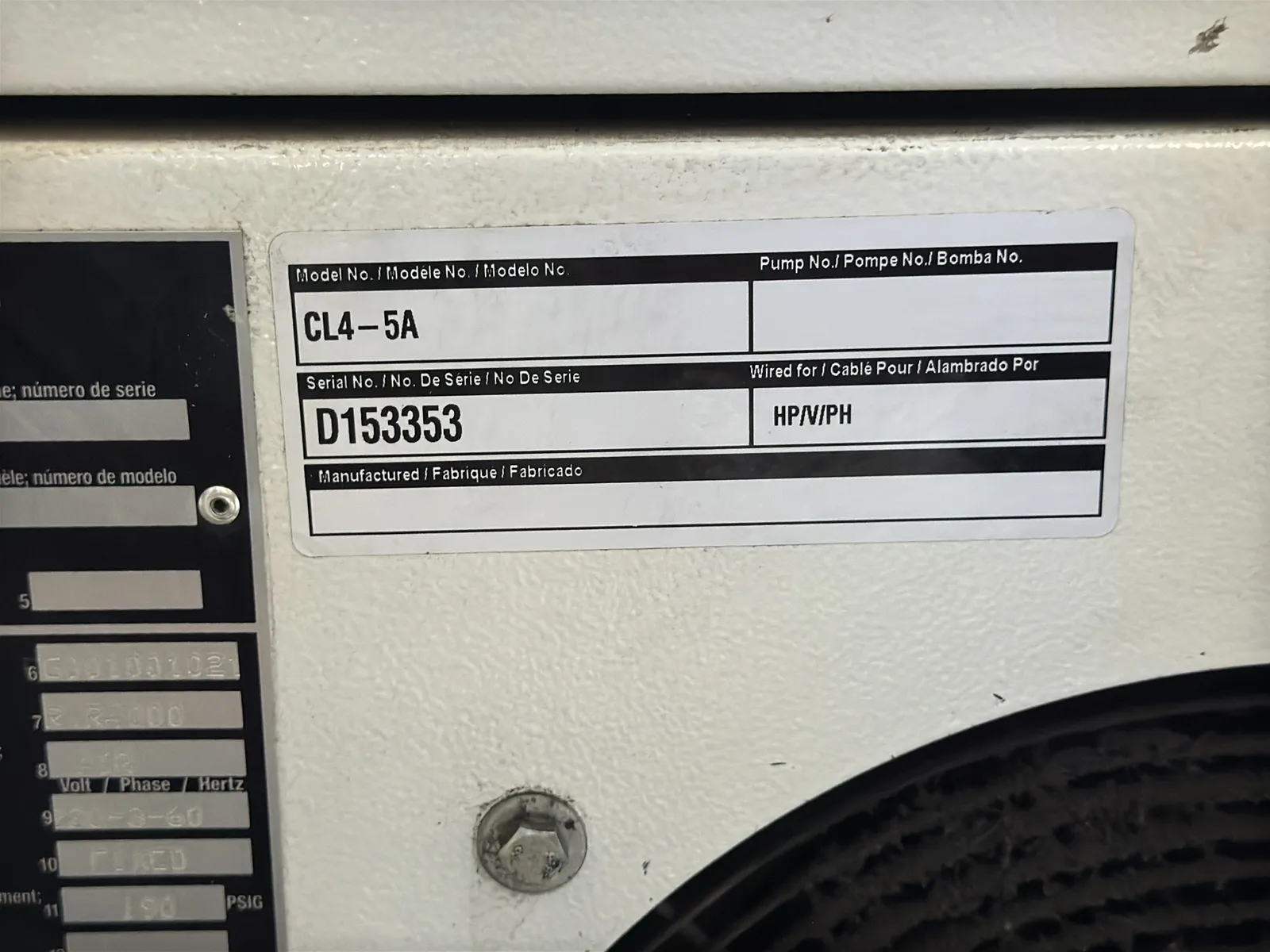 2016 Champion L05 Rotary Screw Air Compressor, photo 11 of 16
