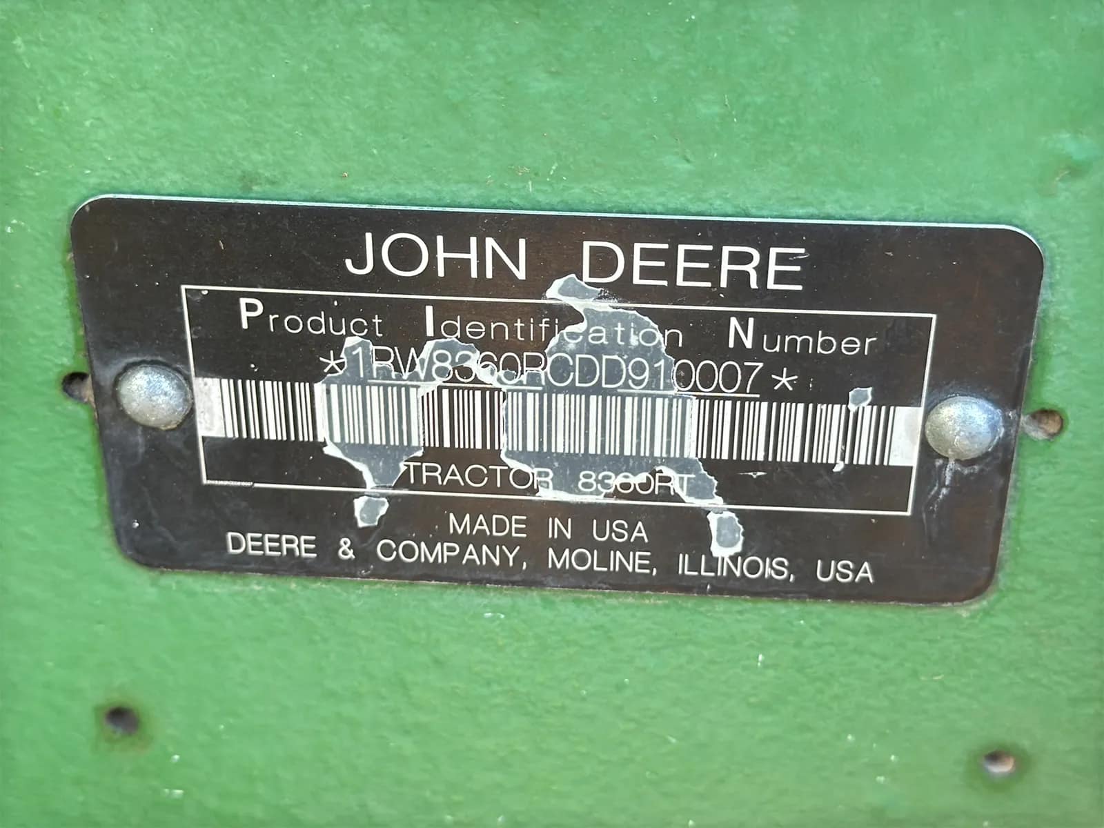 John Deere 8360RT Tractor, photo 6 of 32