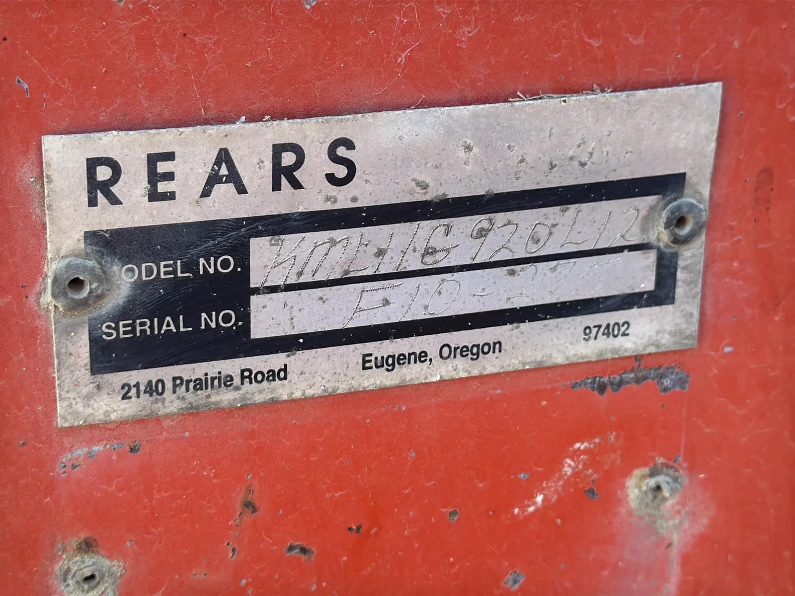 Rears Pak-Flail 11’ Flail Mower, photo 12 of 12