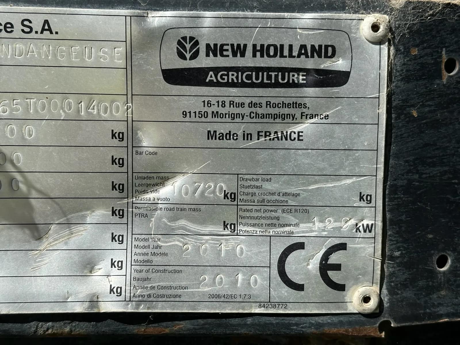 2010 New Holland VX7090 Grape Harvesting Machine, photo 35 of 78
