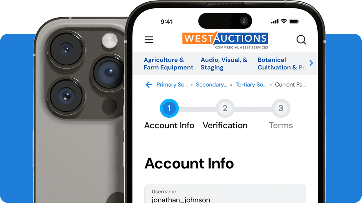 Register for an Account