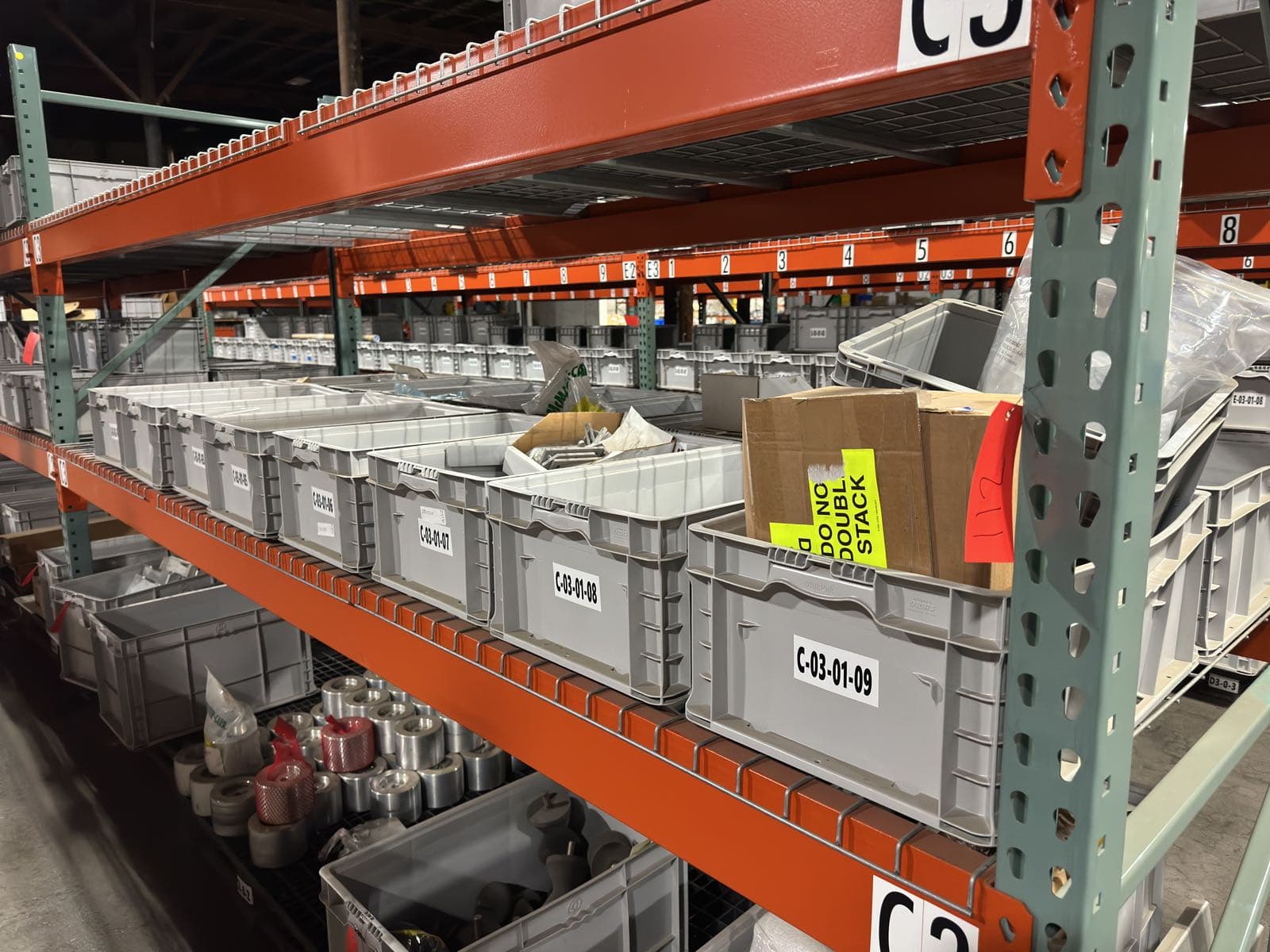 contents-of-16-bins-steel-brackets-keyence-ethernet-cable-steel-mounting-plates-assorted-hardware-and-more-bins-not-included-mmo3fl6x