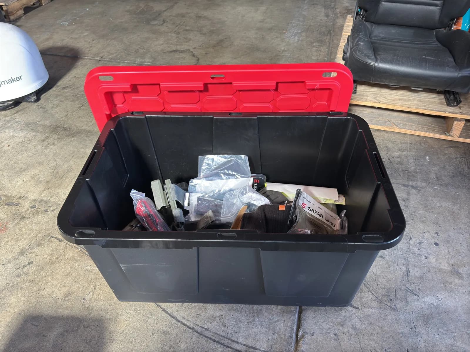 bin-of-assorted-firearm-holsters-3a522c