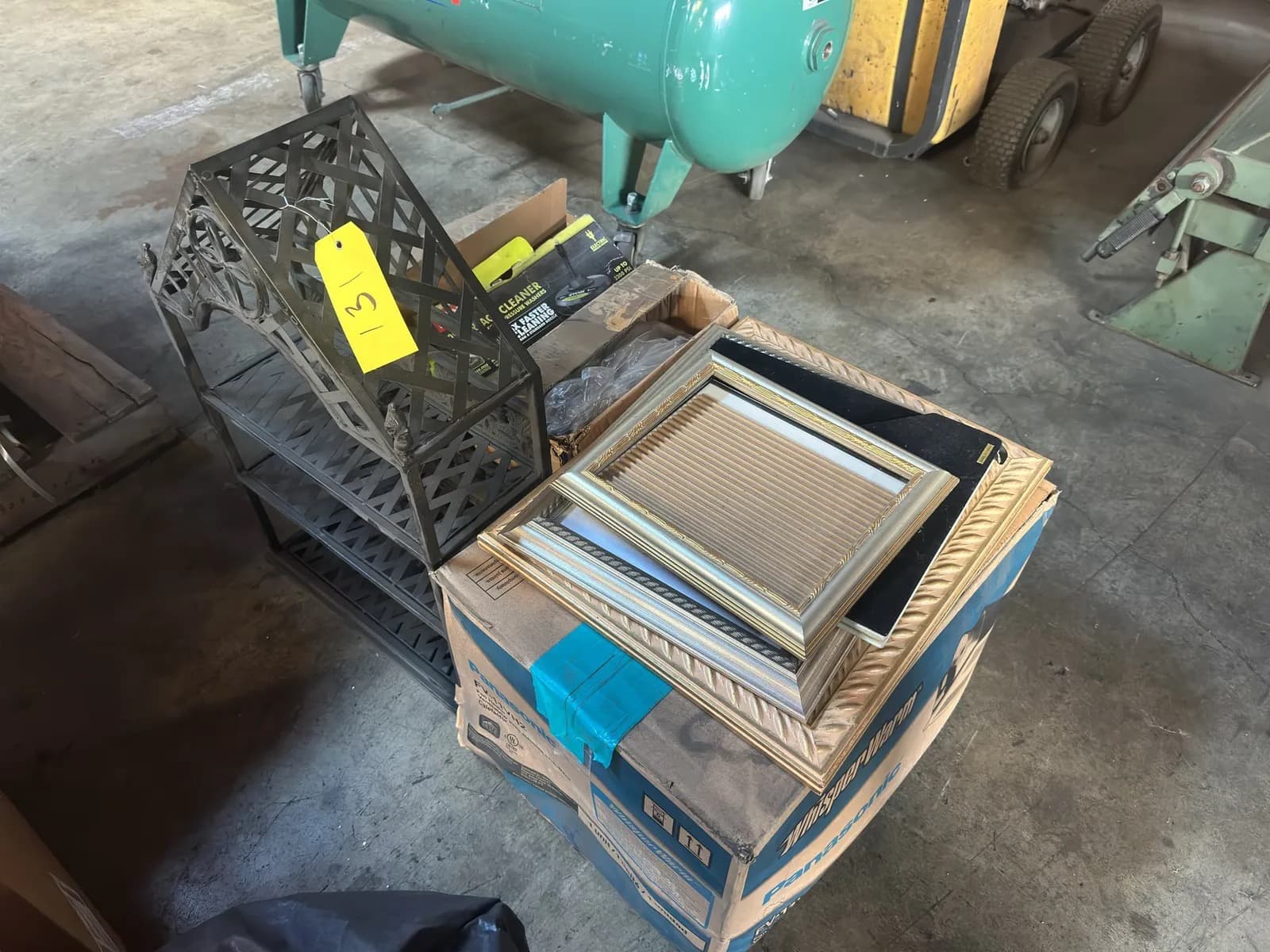 275-metal-shelf-assorted-frames-footstool-and-more-94eab2