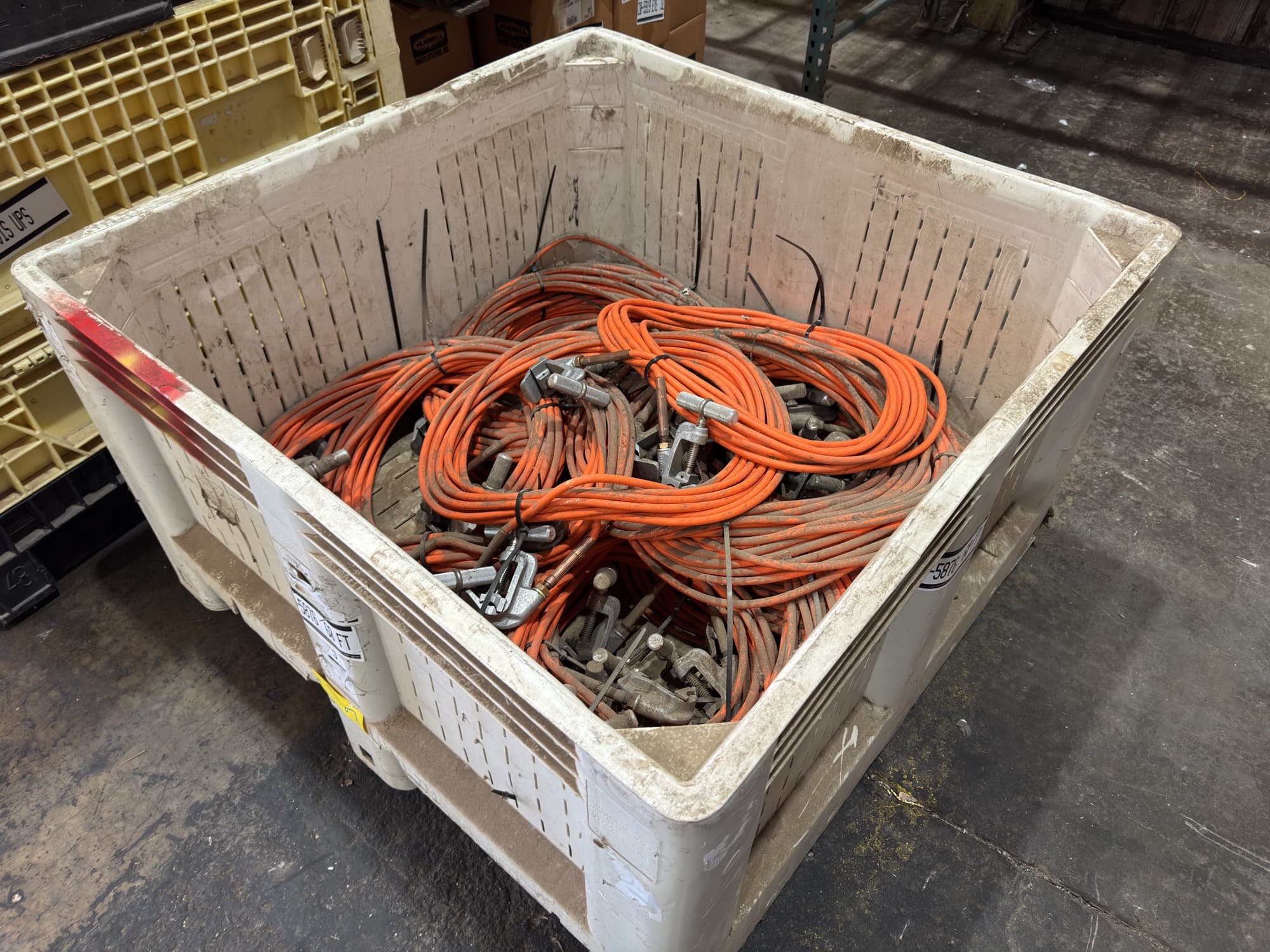 macro-bin-with-contents-ground-clamps-with-2-awg-cable-086cf1