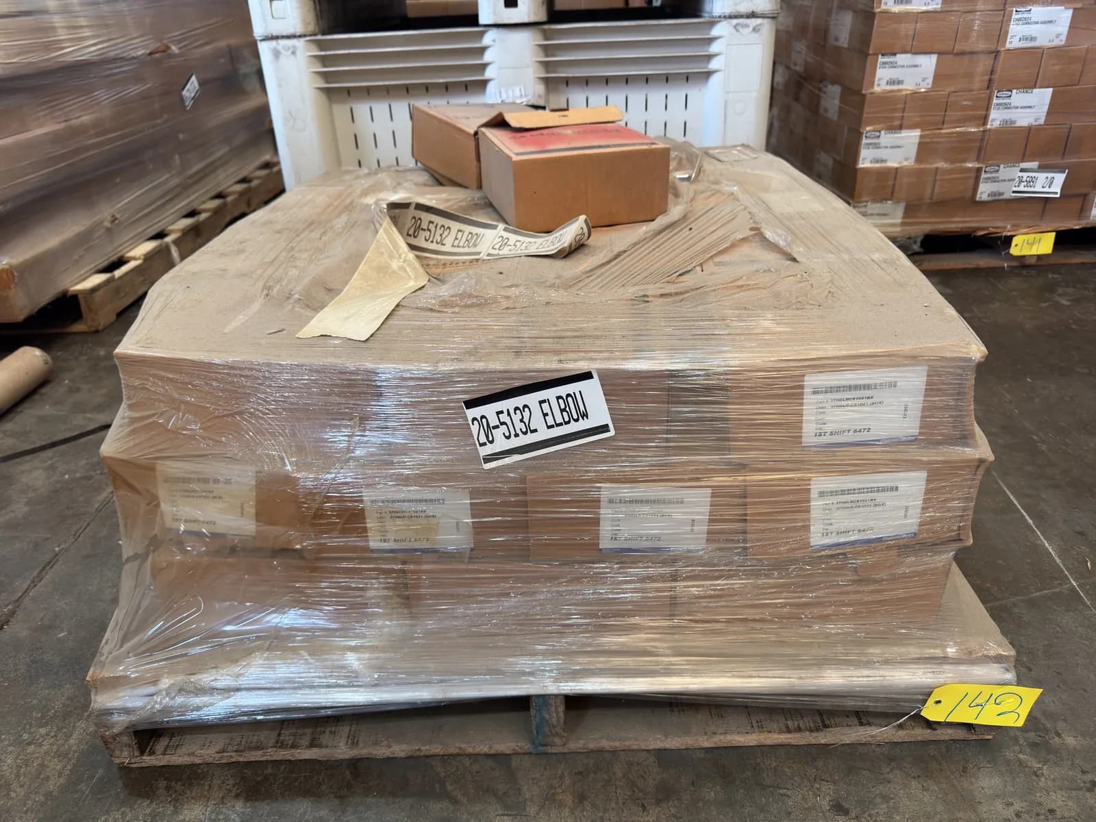 contents-of-pallet-boxes-elastimold-thomas-and-betts-grounding-elbows-4f8154