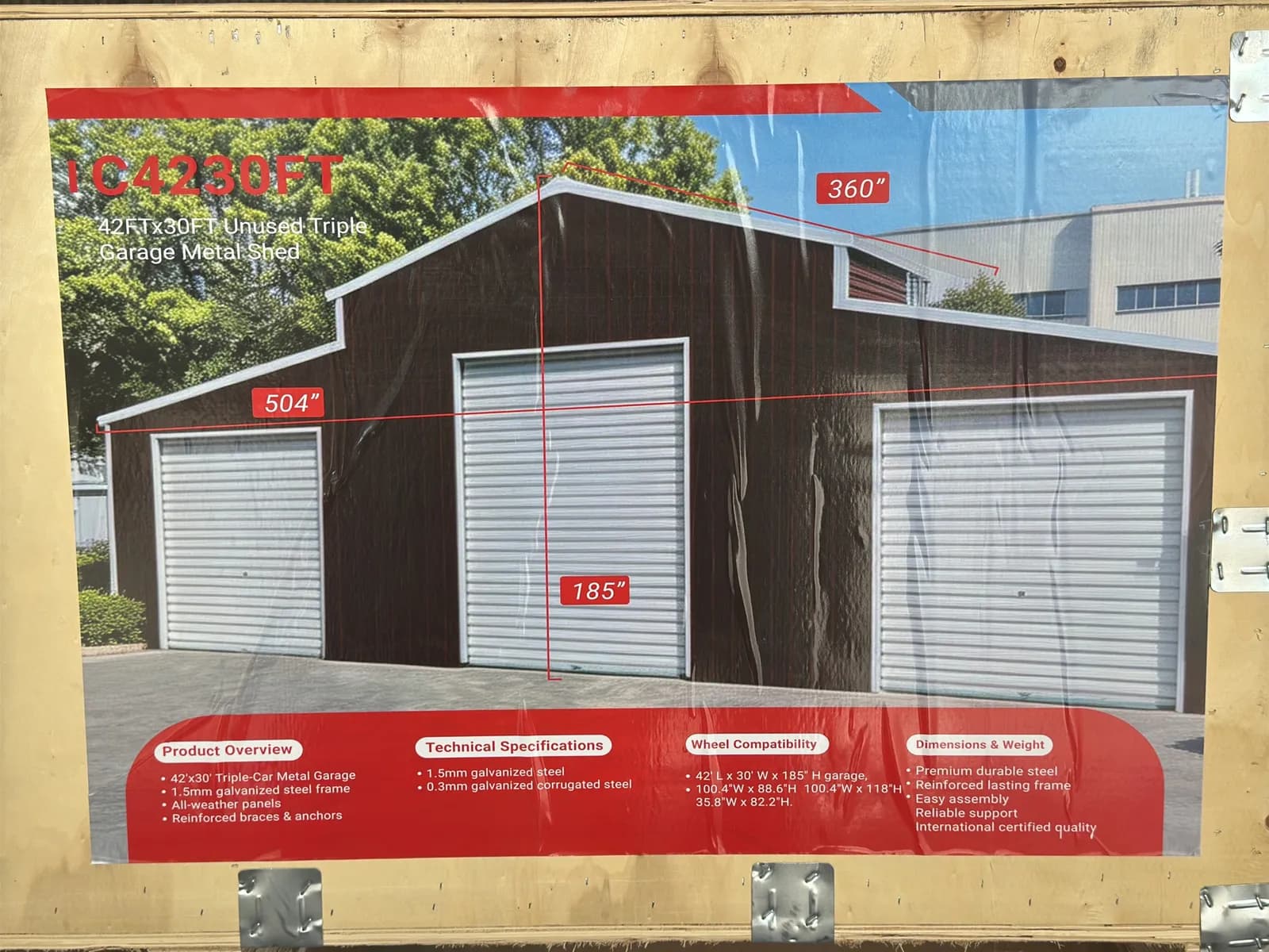 2026-sdlanch-42x30-triple-garage-metal-shed-unused-mprcren2