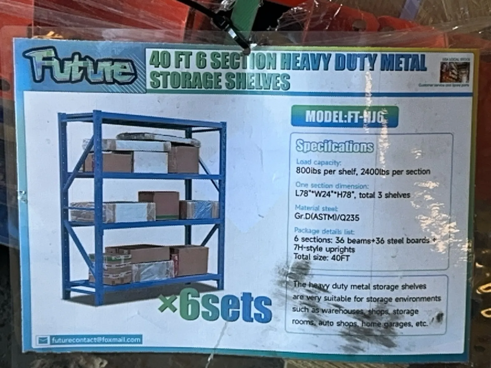 quantity-of-6-sections-of-heavy-duty-metal-storage-shelves-40-total-unused-mqik4qfk
