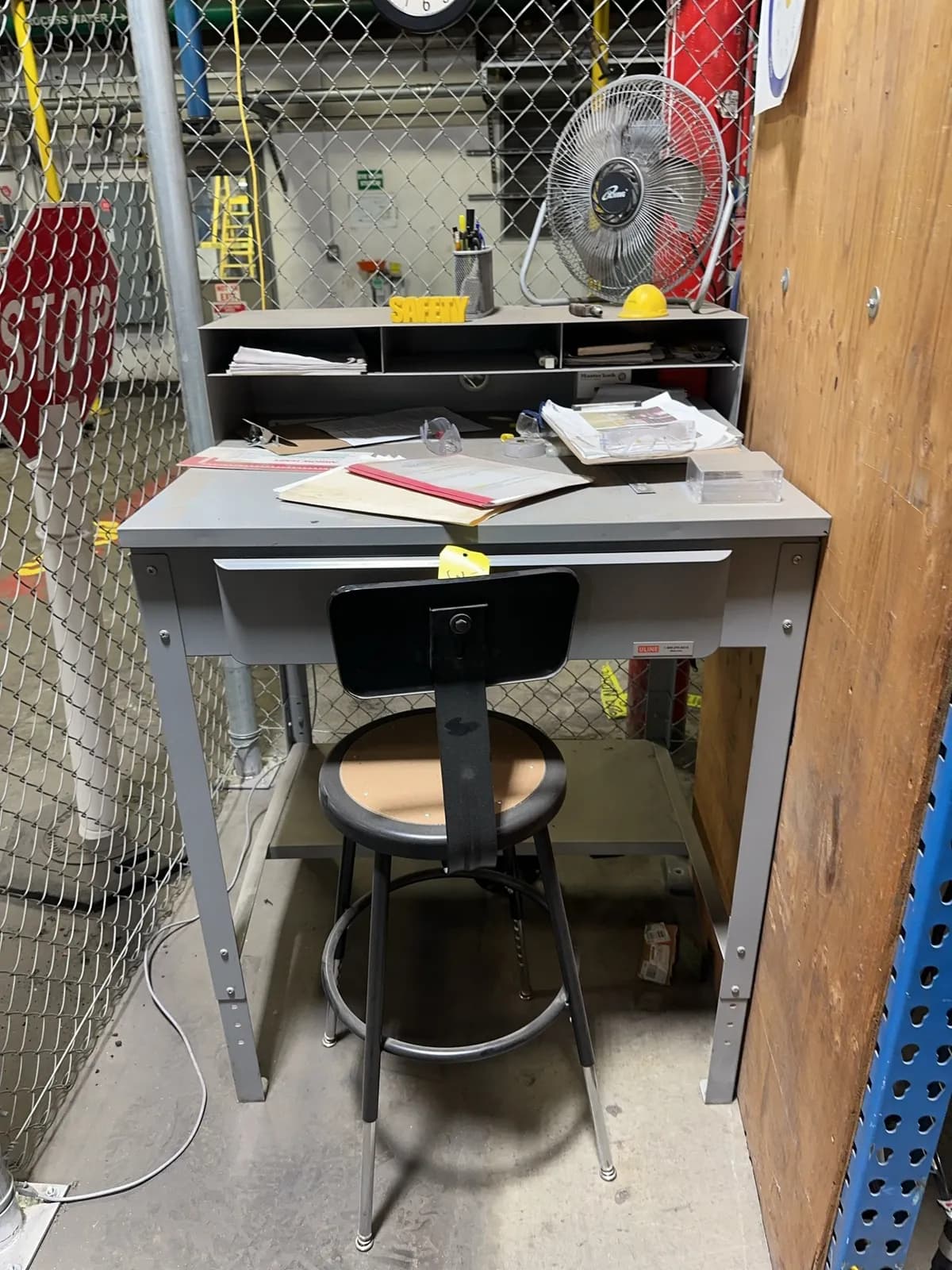 uline-work-bench-with-chair-contents-not-included-d57cda