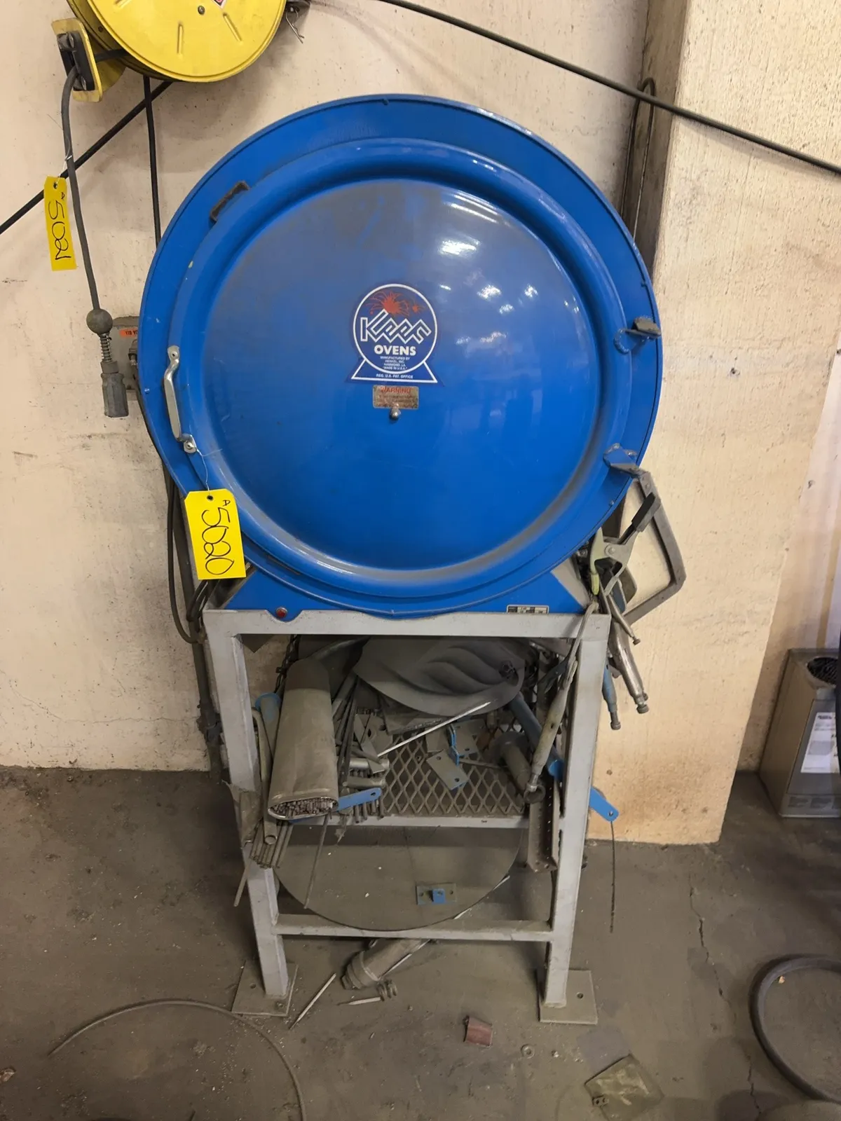 keen-ovens-k-450-heated-electrode-storage-with-stand-627600
